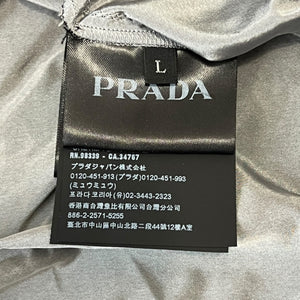 PRADA 2022AW RAF SIMONS Silk All In One Triangle Plate Jumpsuit