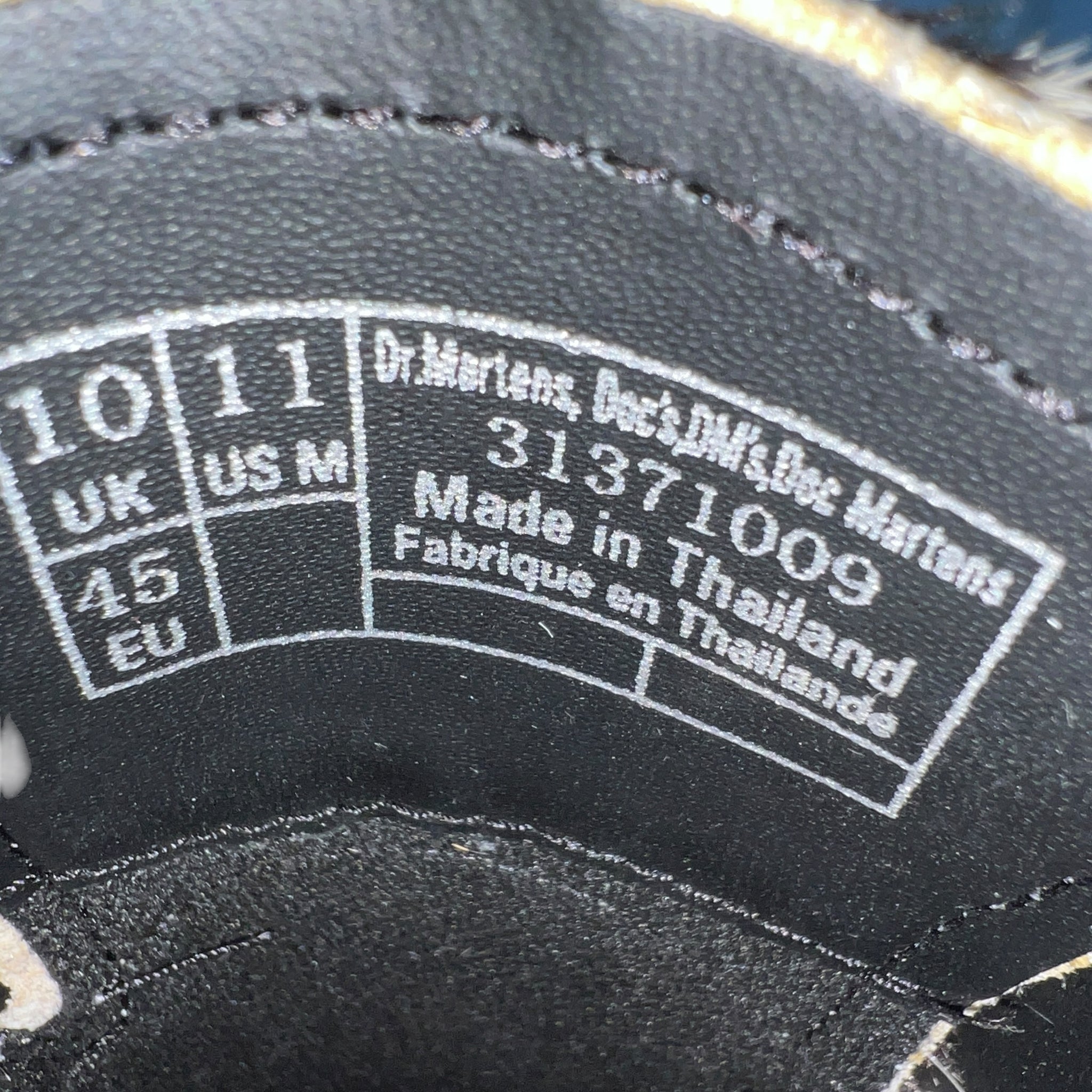 Dr. Martens × WACKO MARIA  2023FW 1461 Animal Carf Leather Boots
