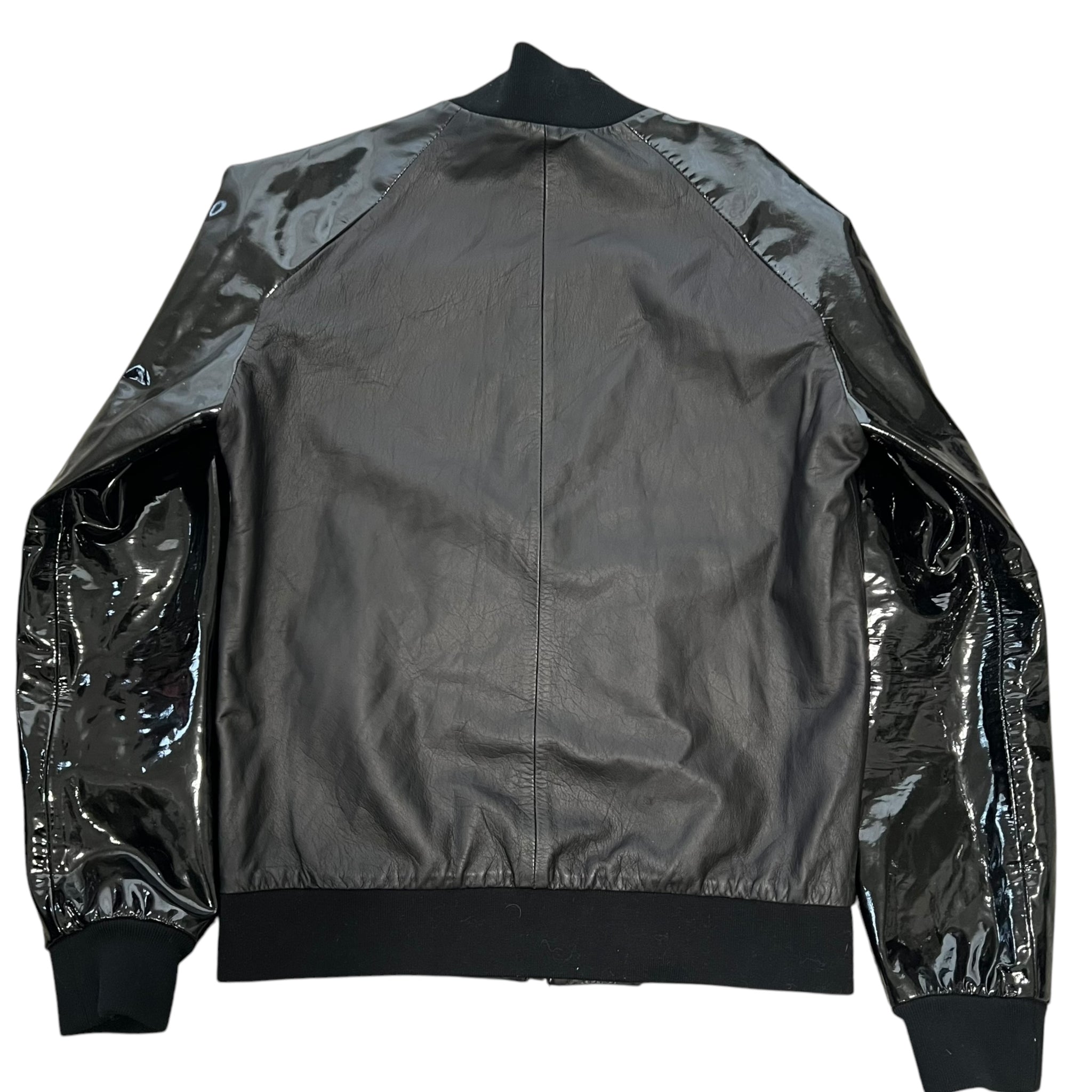 MUGLER Rubber Hybrids Zip-up Bomber Jacket
