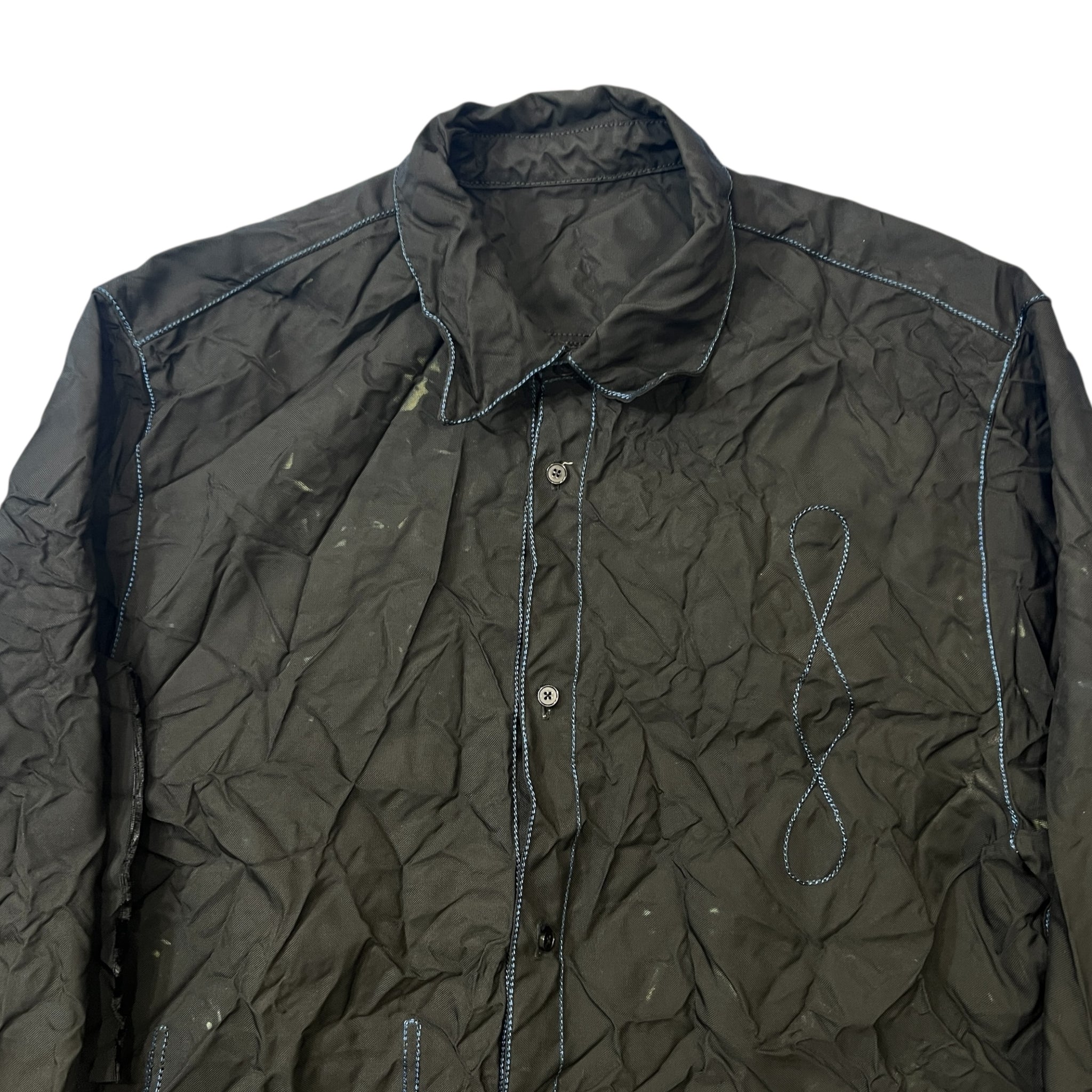 KANGHYUK 2019SS COLLECTION 5 Crinkled Nylon Shirt