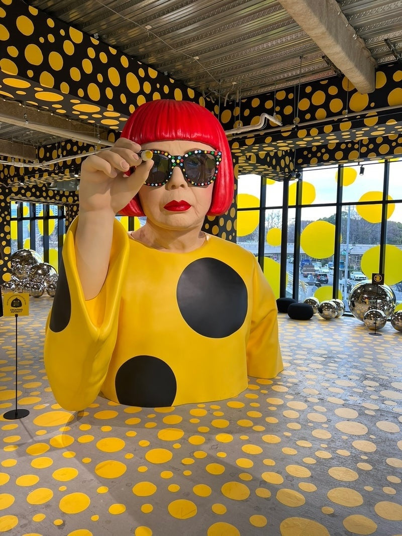 LOUIS VUITTON 2012SS 草間彌生 Kusama Collaboration Collection Dot Pattern Zip-fly Pants