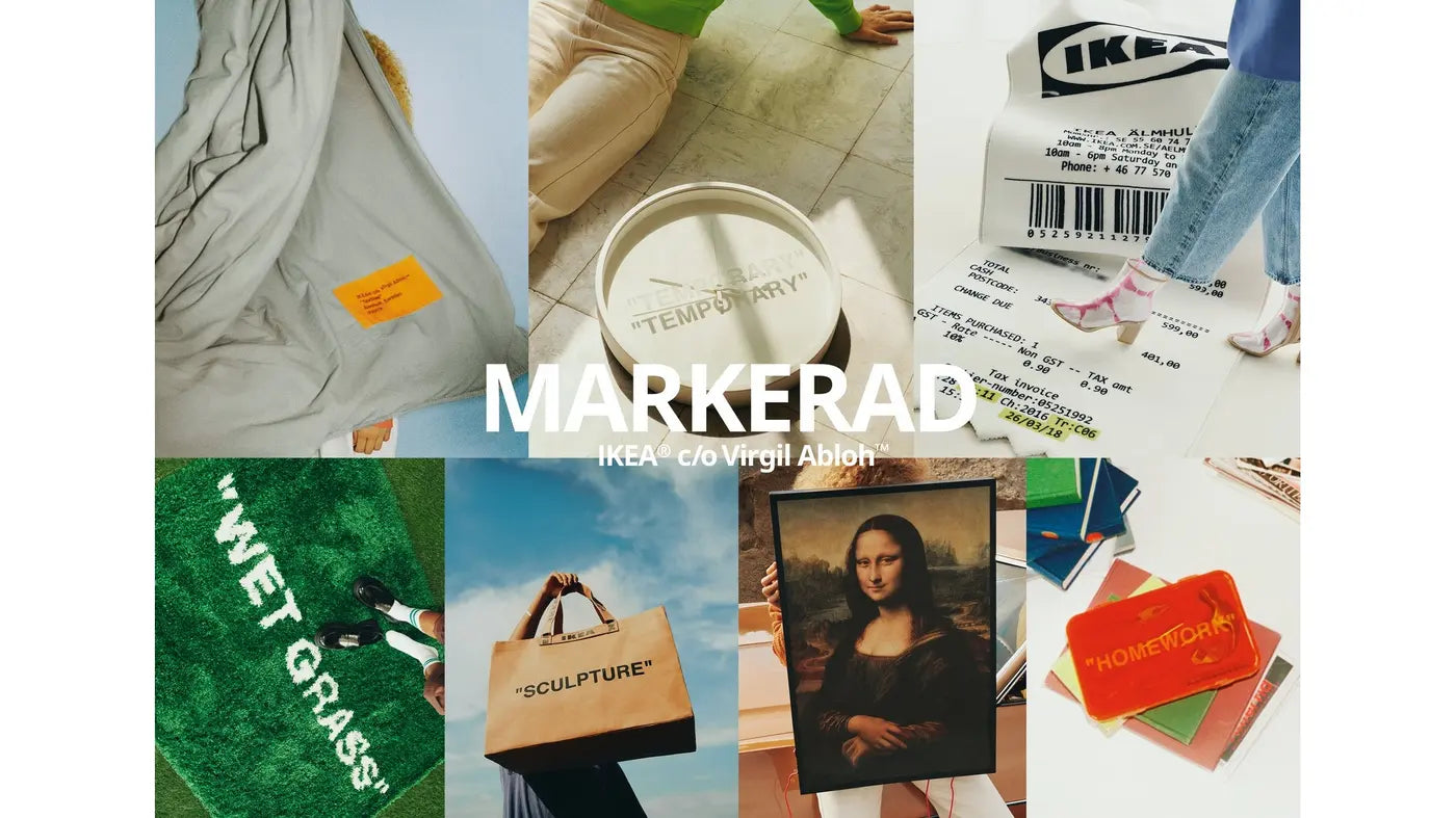IKEA Virgil Abloh MARKERAD Collection TEMPORARY Wall Clock