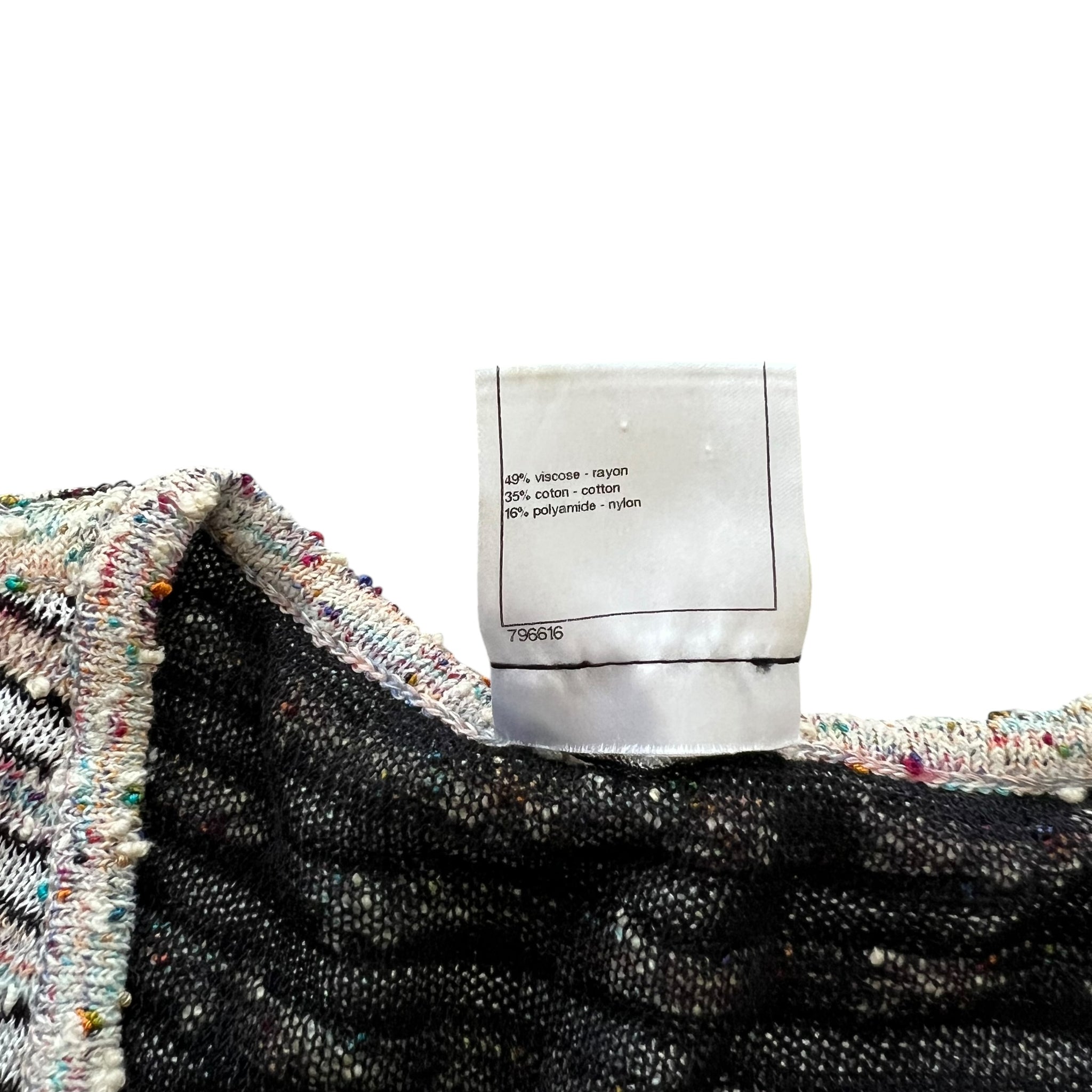 CHANEL Tweed knit Multi Color Summer Viscose One-Piece