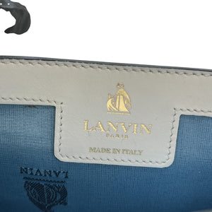 LANVIN 2016SS × Alber Elbaz  Trompe-l'oeil Graffitied Leather Shoulder Bag