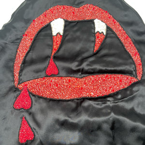SAINT LAURENT 2014SS × HEDI SLIMANE "BLOOD LUSTER" SEAQUIN SOUVENIR JACKET