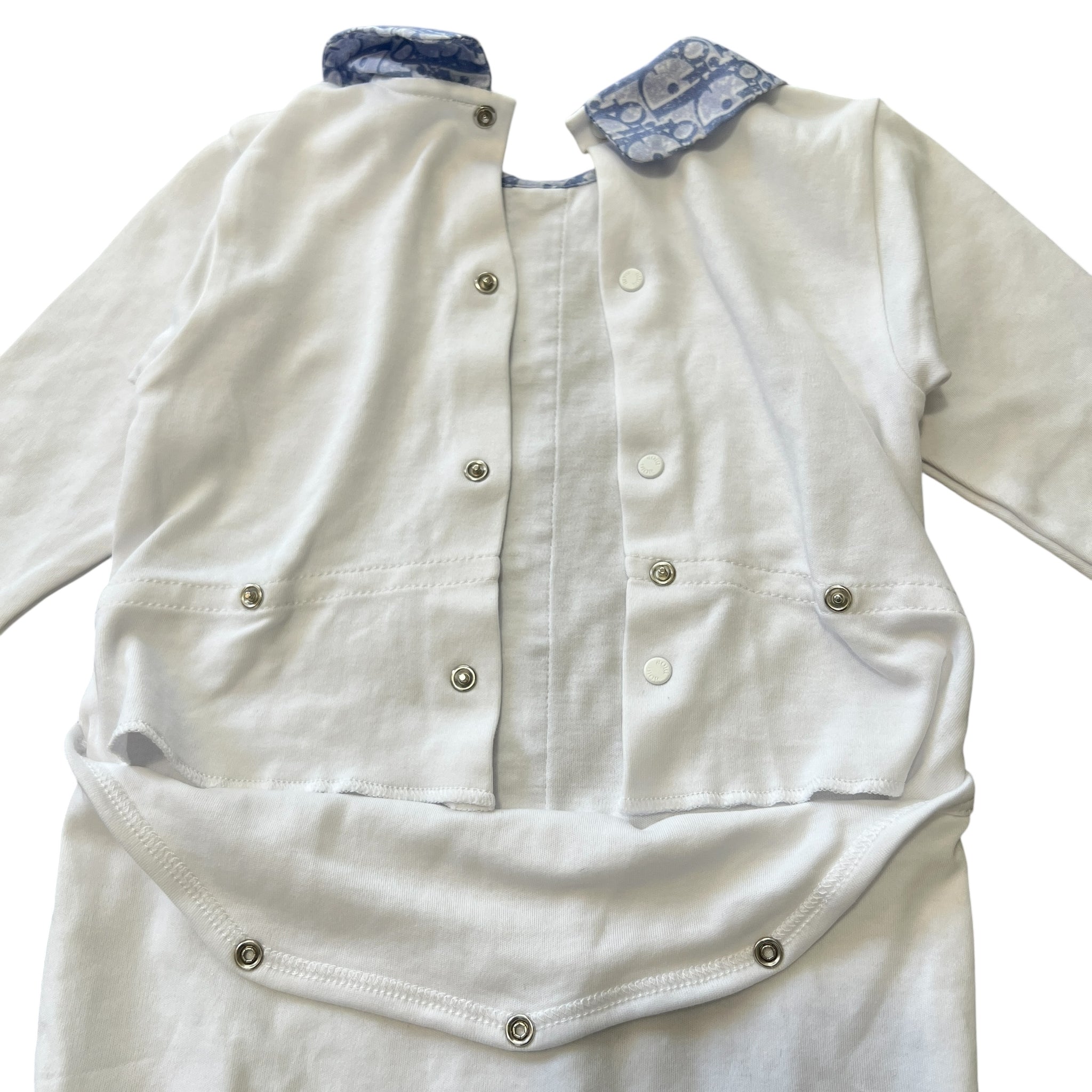 Baby Dior Trotter Cotton Romper Set