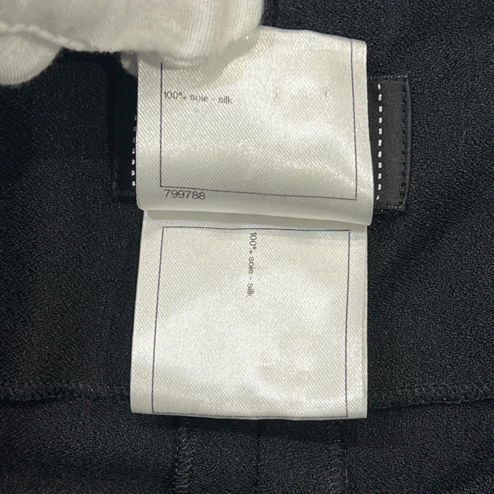 CHANEL Culotte Skirt Silk Short Pants