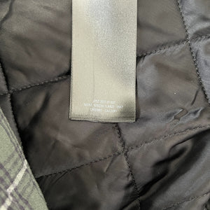 BALENCIAGA 2023年春夏 中綿入り チェック柄 フランネルシャツ ジャケット 44