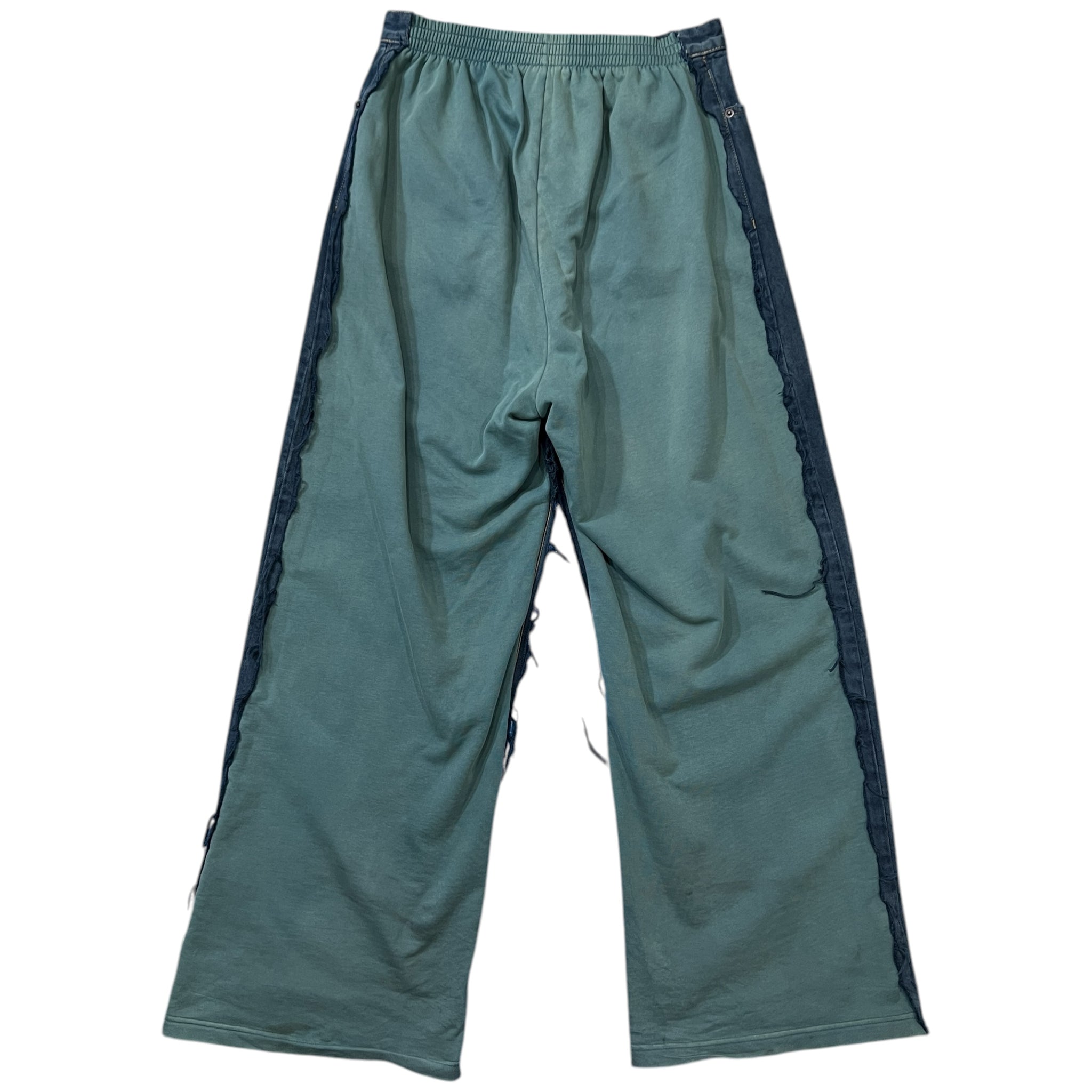 BALENCIAGA 2023SS Hybrid Buggy Pants – Denim × Sweatpants