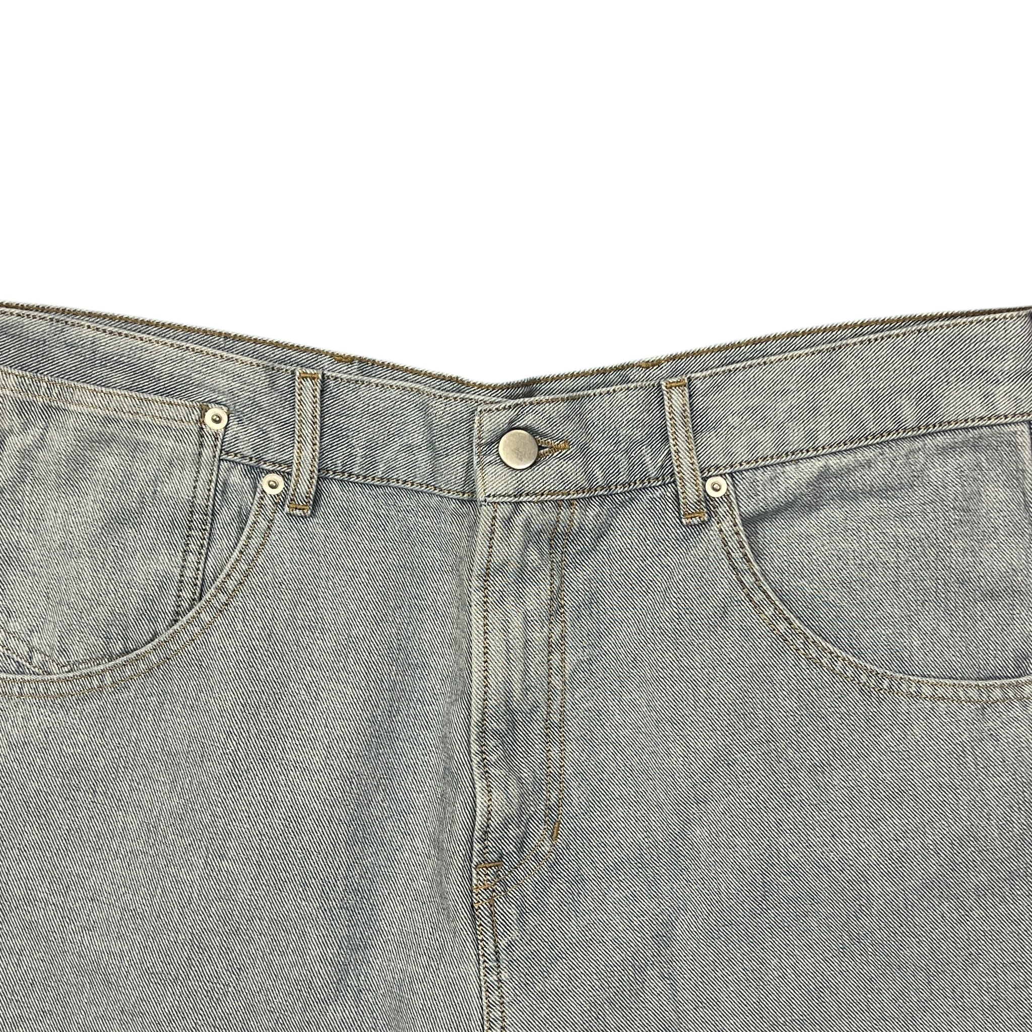 Marina Yee 2025AW Dean Blue Oversized Denim Trousers