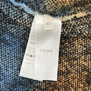 CELINE 2023SS ×HEDI SLIMANE Sunset Tropical Printed Cotton Cardigan
