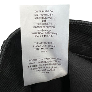 The Attico Mid-Rise Straight Cargo Jeans