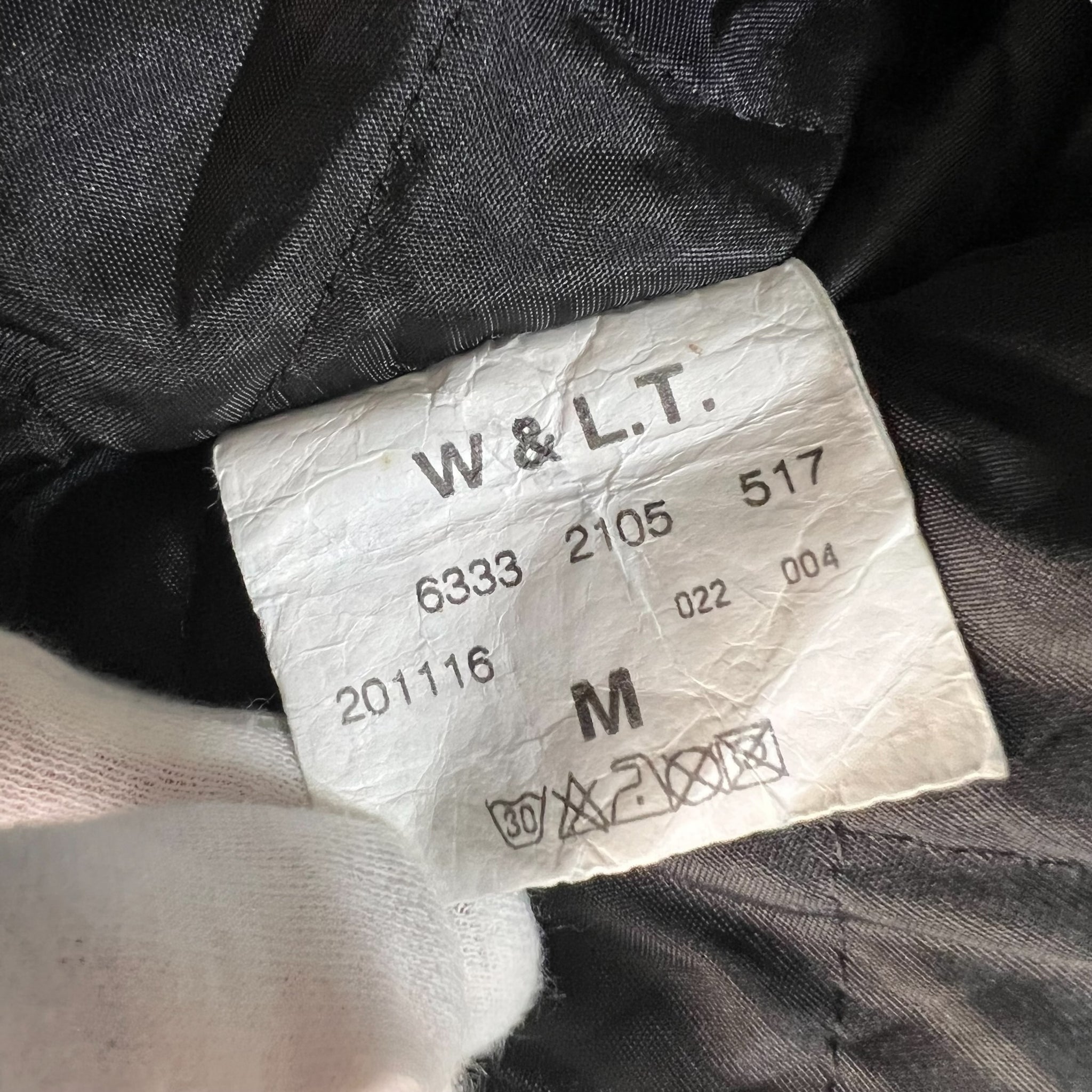 W&LT WALTER VAN BEIRENDONCK PADDED DENIM JACKET