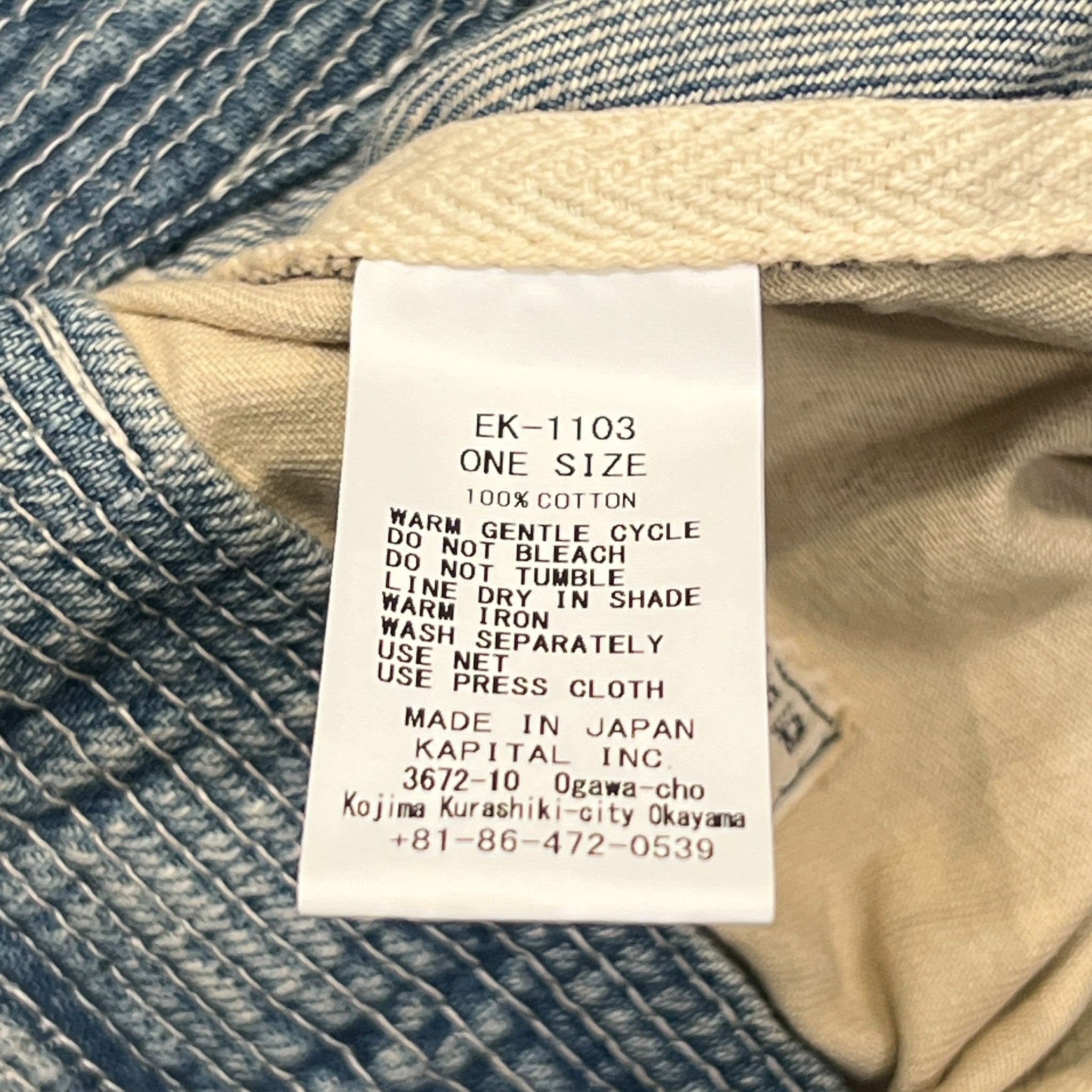 KAPITAL 2019 The Old Man And The Sea Hat Indigo