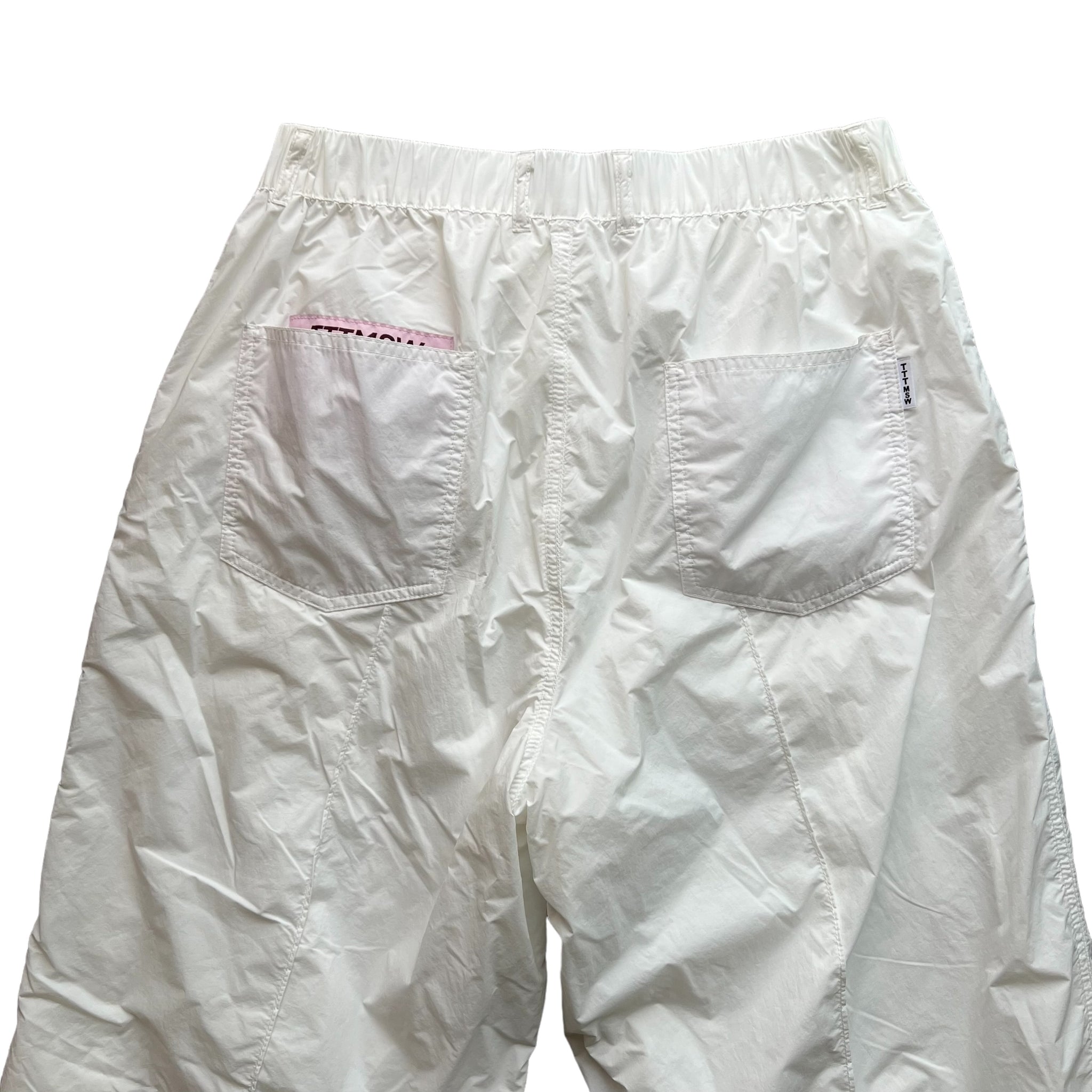 TTT MSW White Nylon Pants