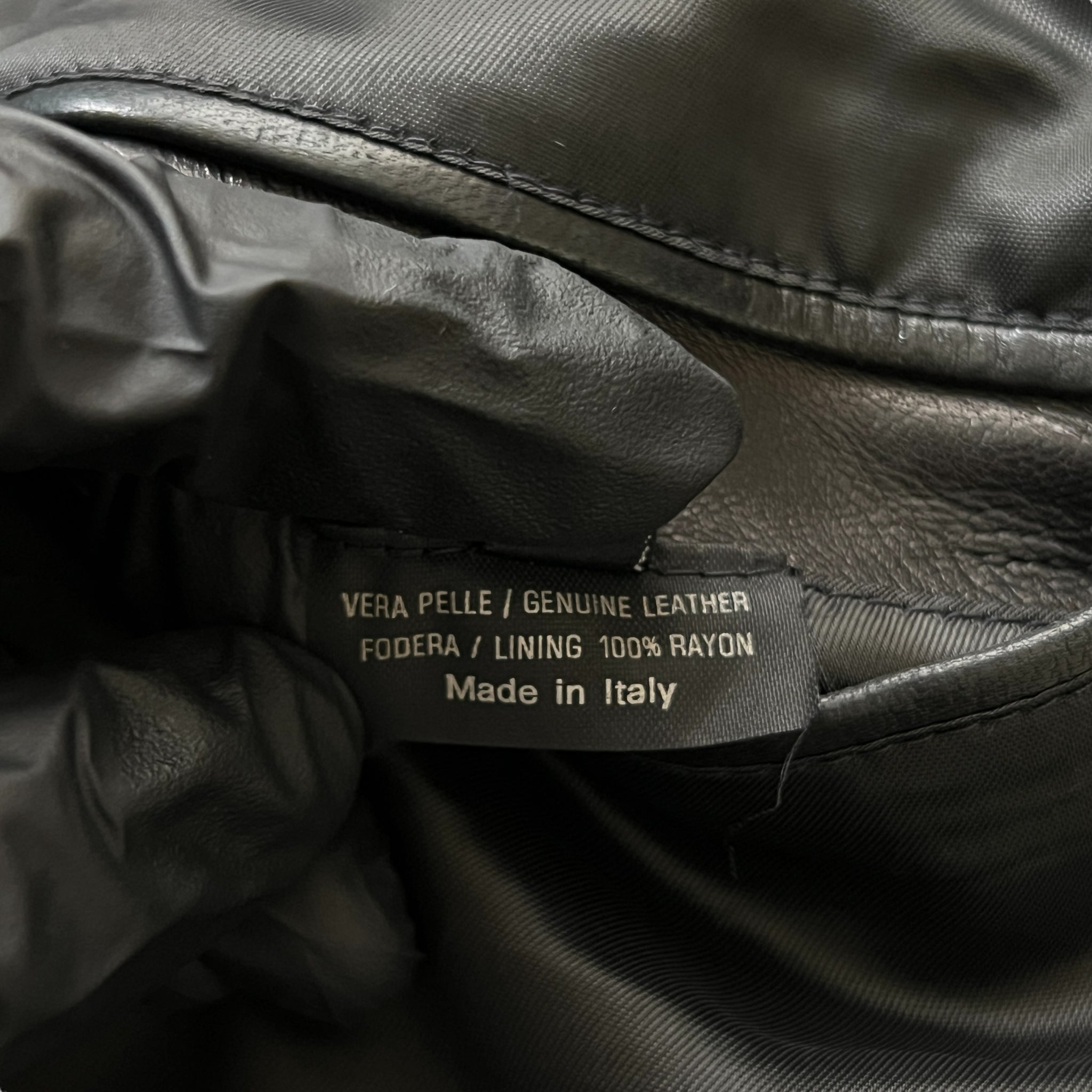 GUCCI Tom Ford Genuine Leather Tailored Jacket