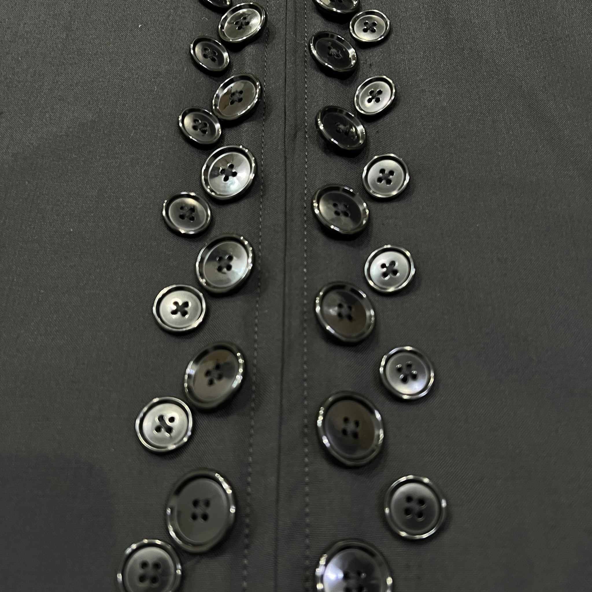 TAKAHIROMIYASHITA The Soloist. 2025SS Zip-Up Brit Jacket With Black Buttons