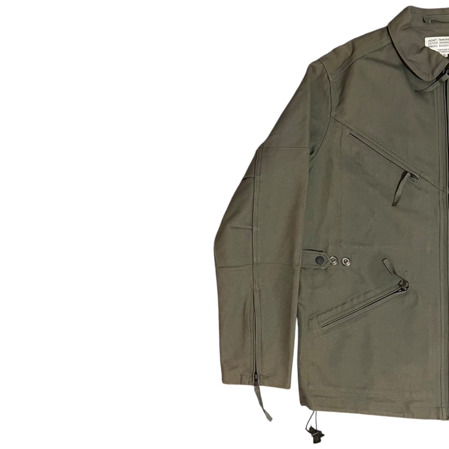 GENERAL RESEARCH 2003 Multi Zip Military Cargo Jacket