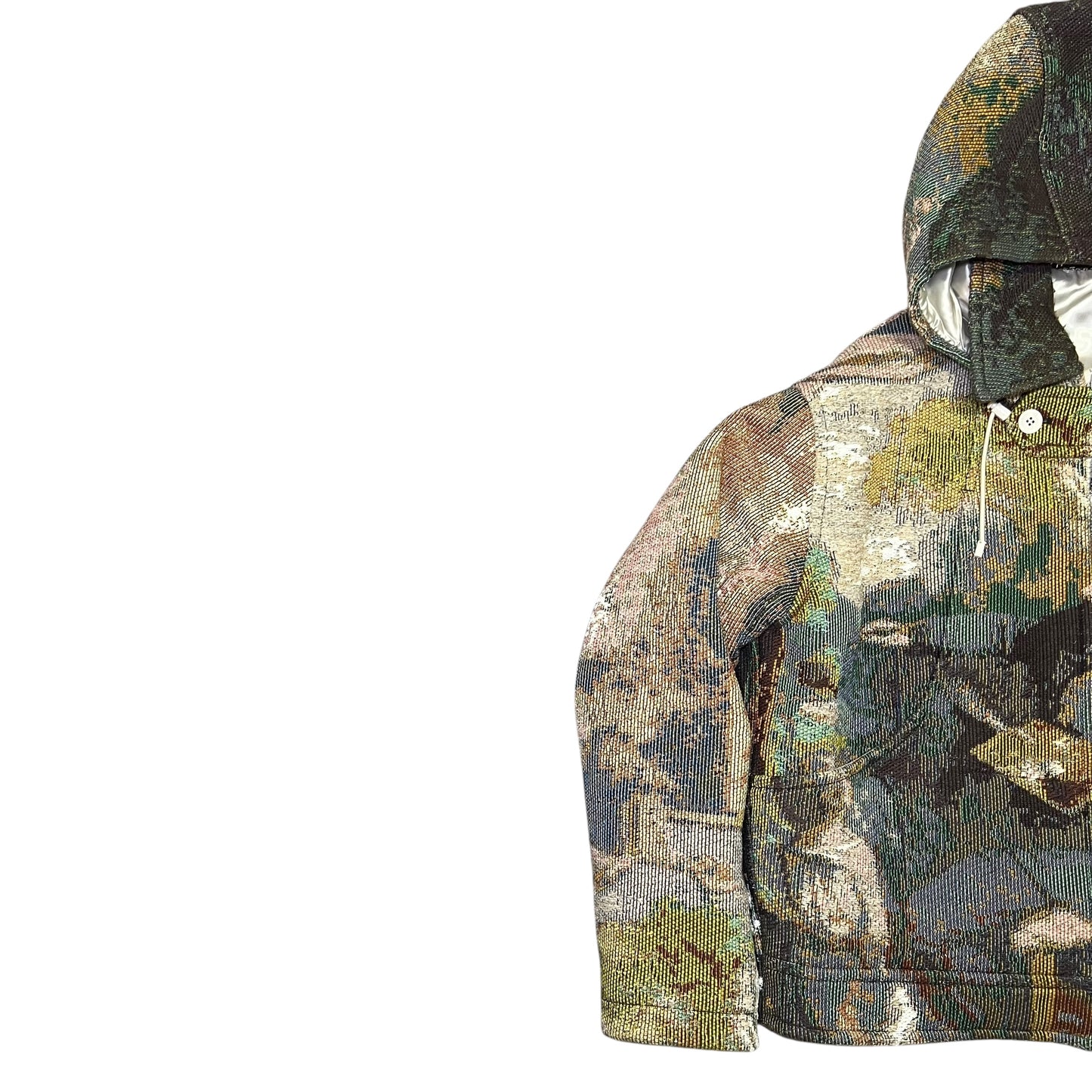 LOUIS VUITTON 2022AW Tapestry Art Military Hoodie Blouson