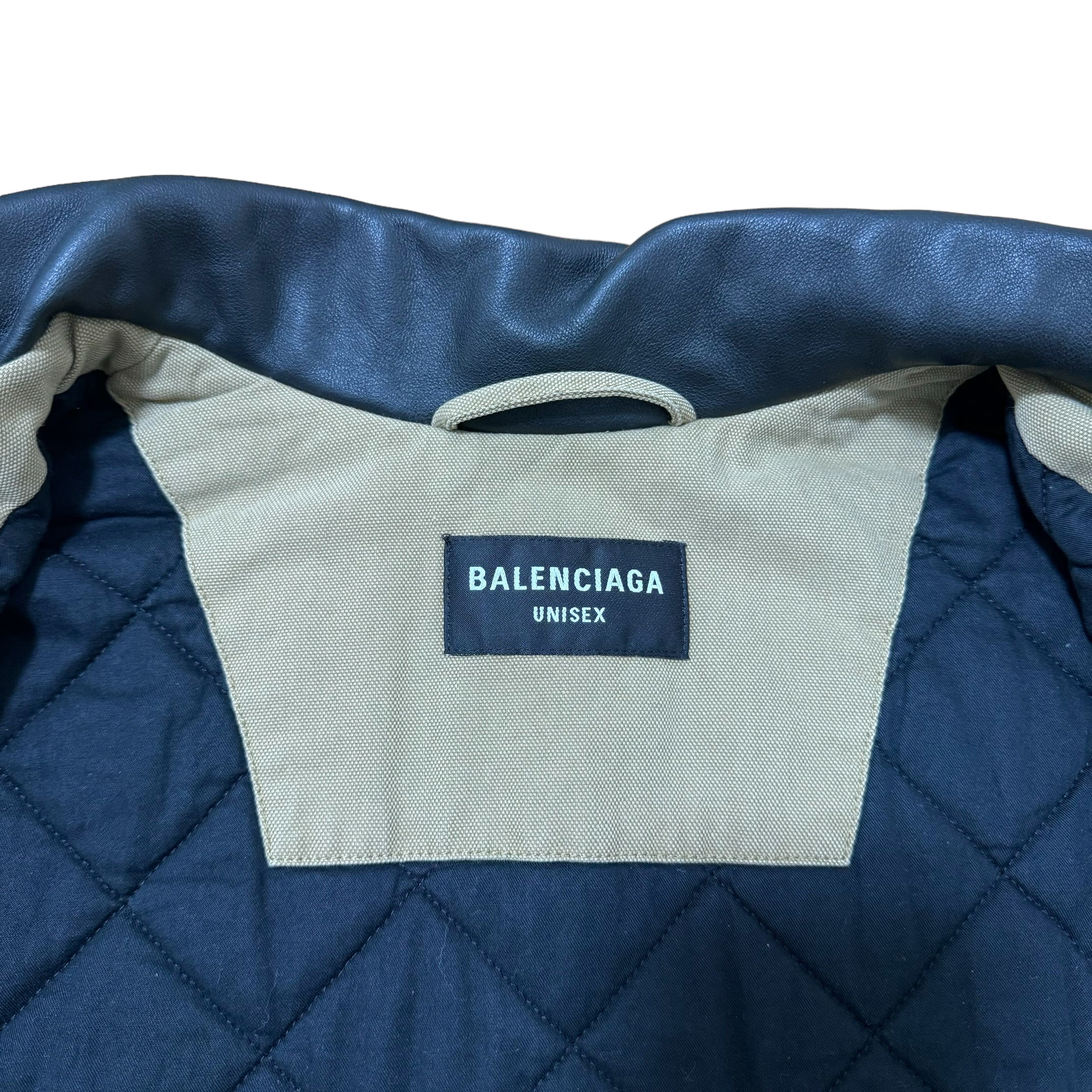 BALENCIAGA 21AW Carhartt Detroit Canvas Zip Up Work Jacket