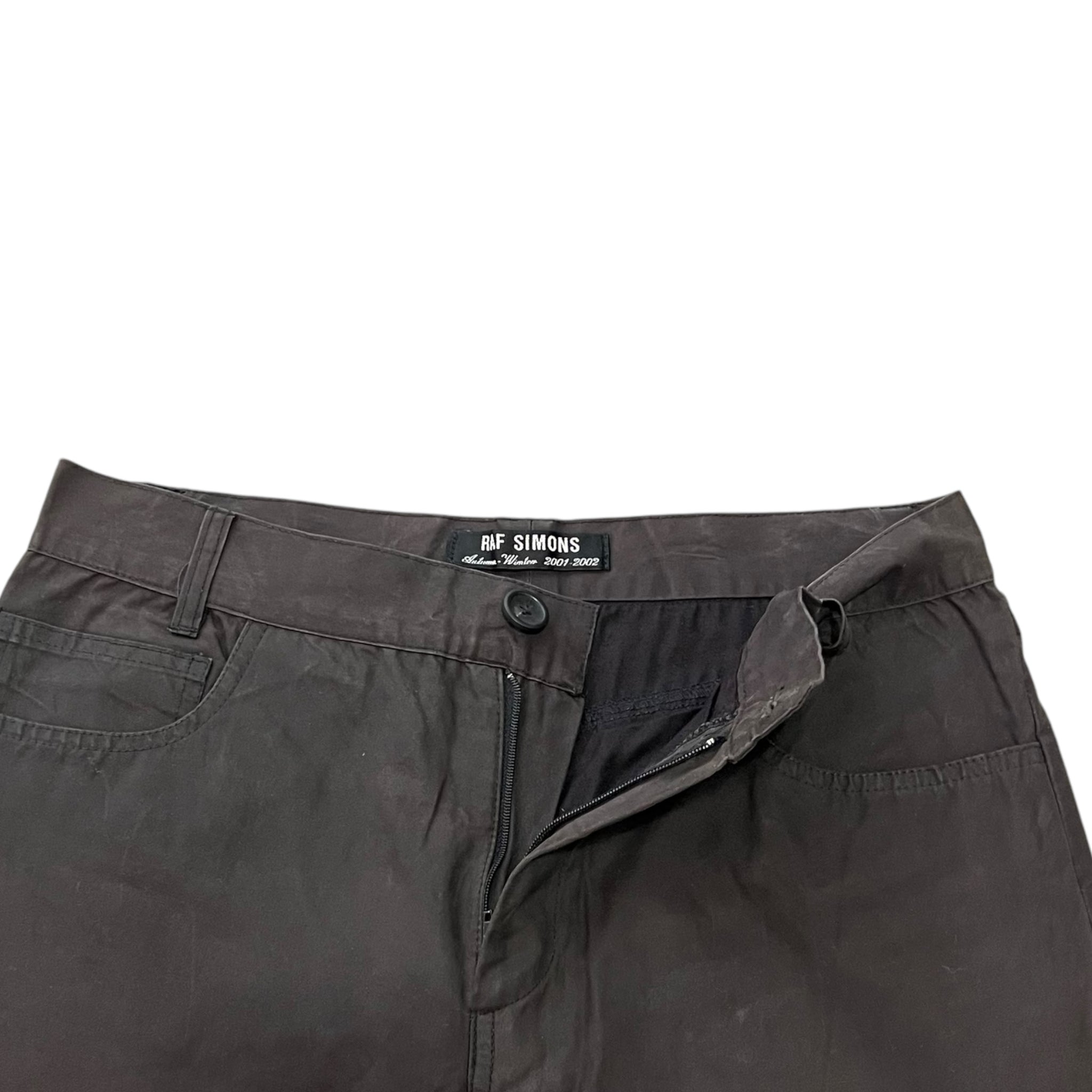 RAF SIMONS 2001-2002AW MA-1 Pocket Cargo Cotton Pants