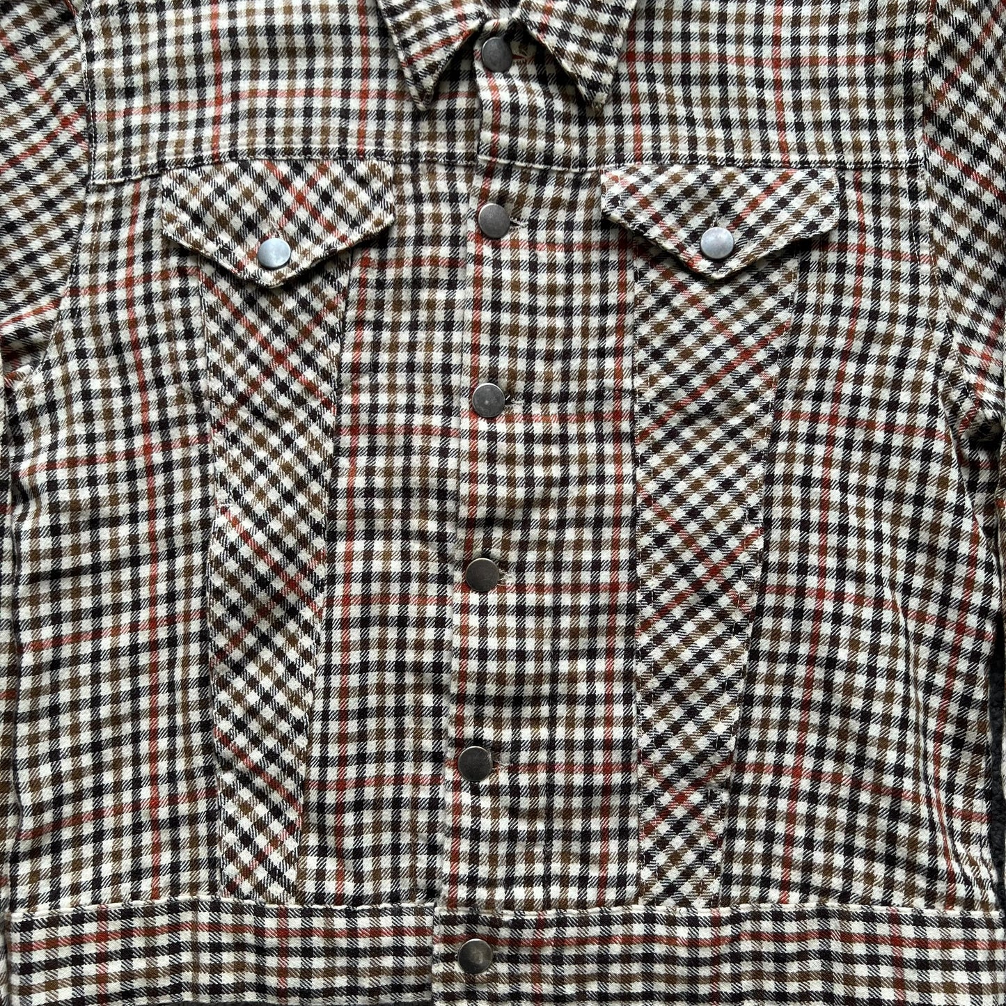 DRIES VAN NOTEN wool check work jacket