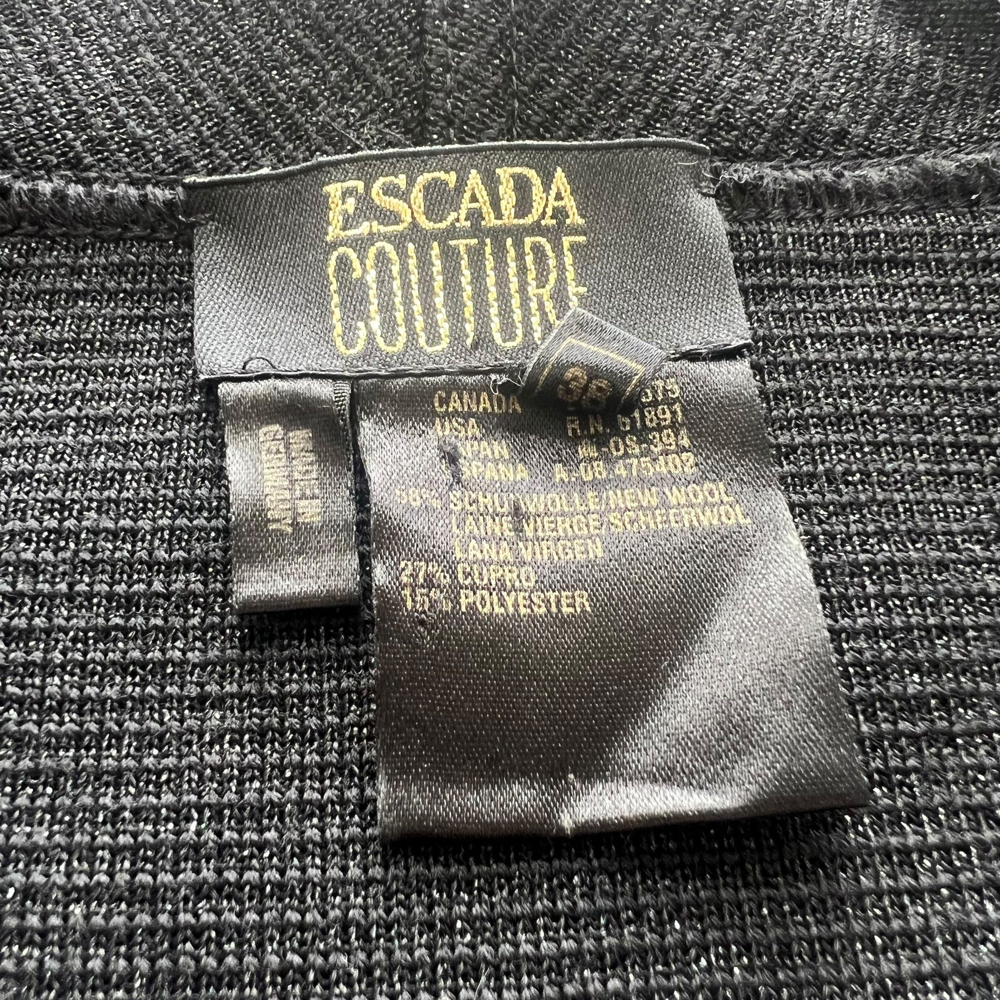 ESCADA Wool knit tailored jacket