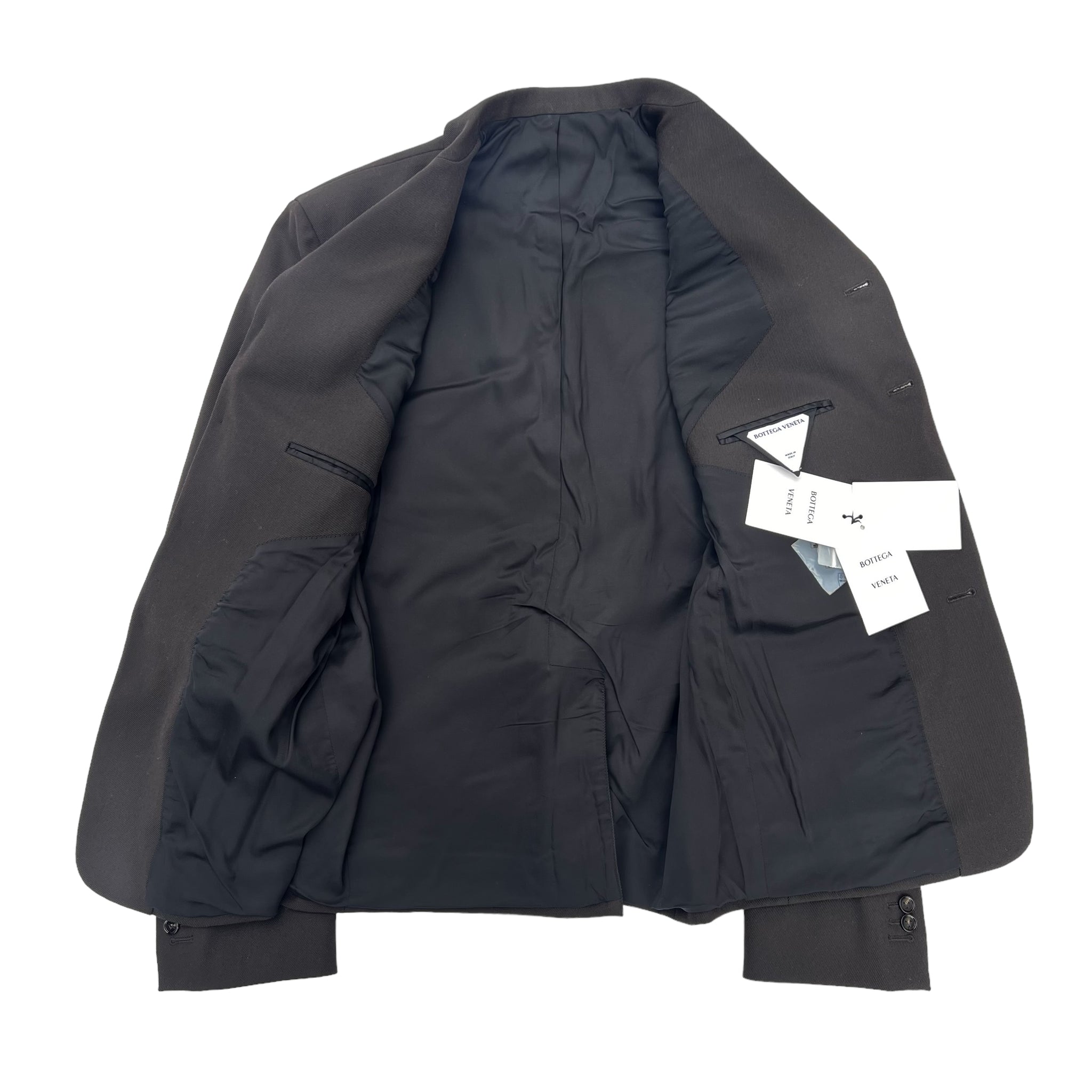 BOTTEGA VENETA × DANIEL LEE 2022SS BALLISTIC WOOL SUITS SET UP JACKET & PANTS