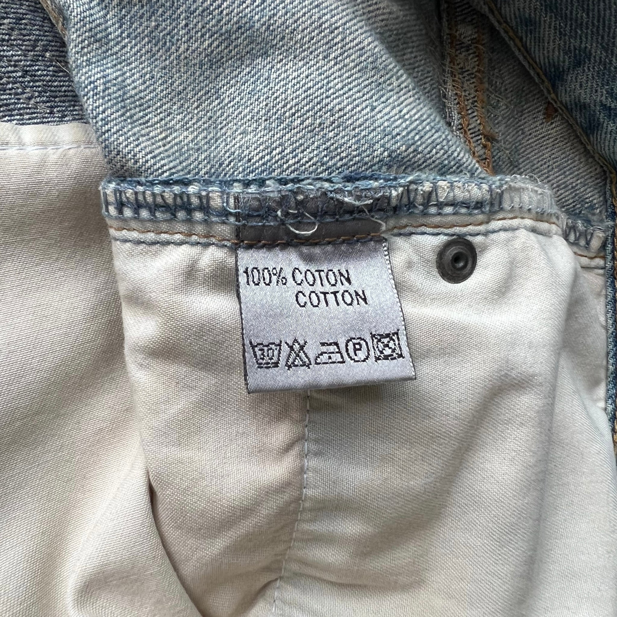 DIOR HOMME HEDI SLIMANE 2006SS CRASH DENIM
