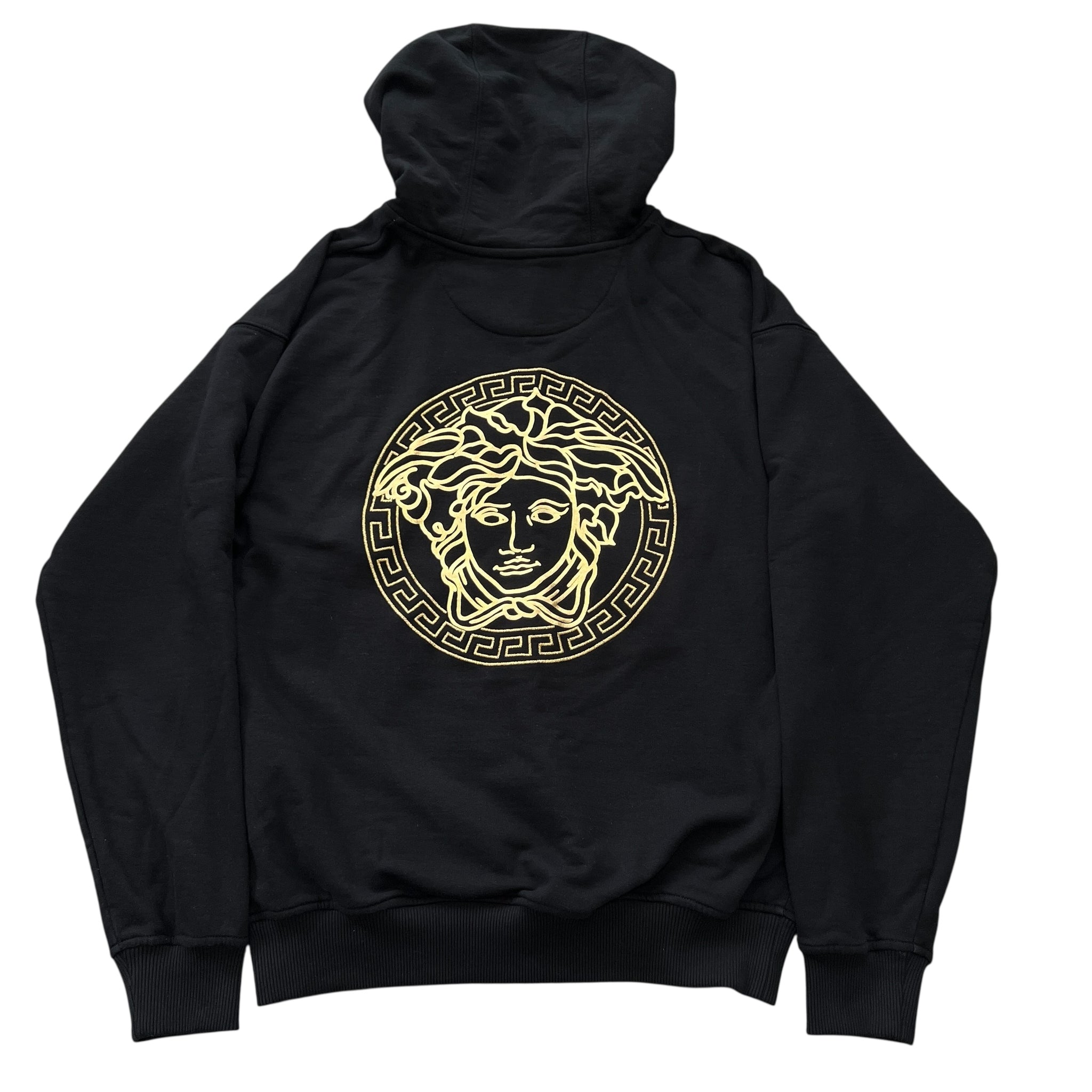 VERSACE × FENDI Logo Embroidery Hoodie