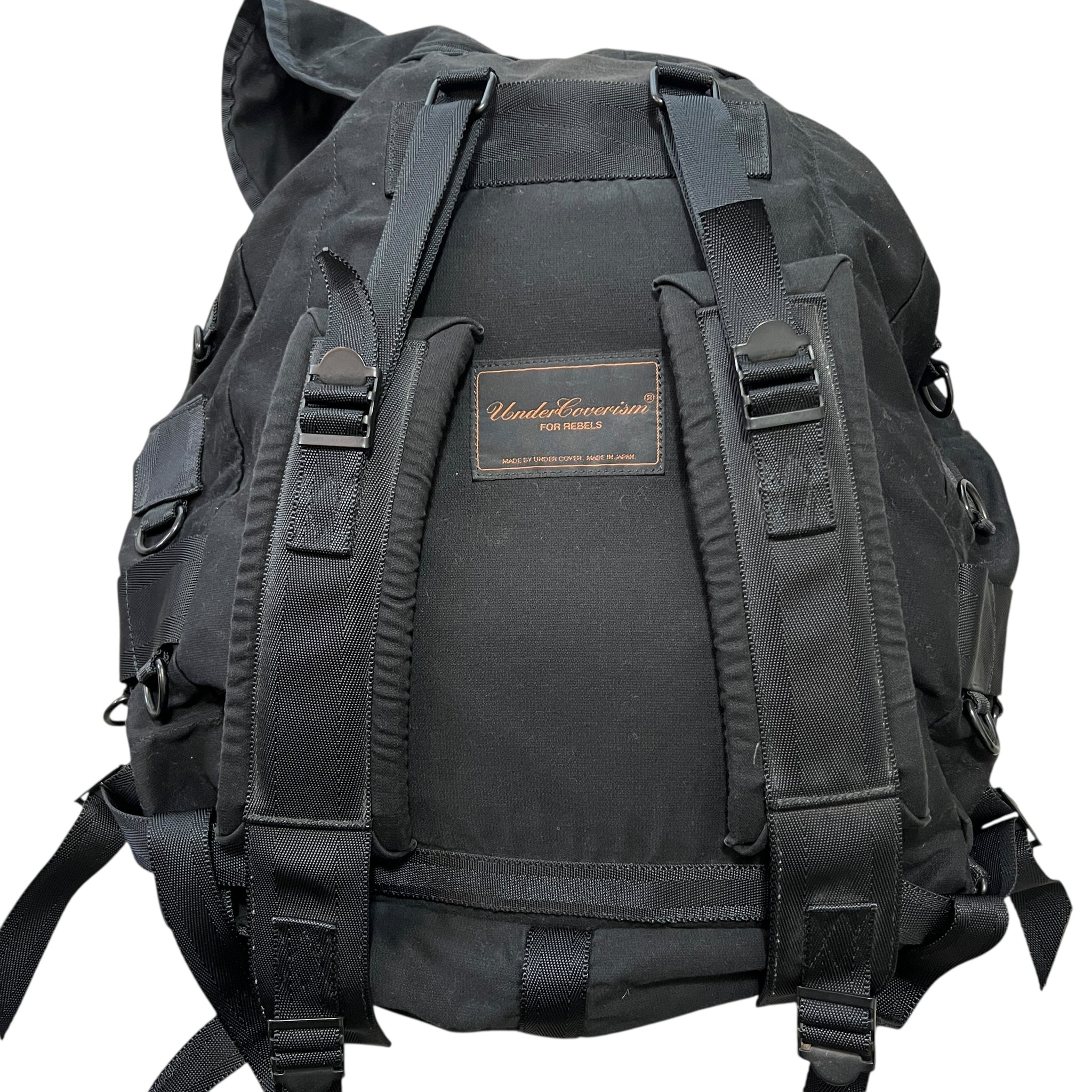 UNDERCOVER 2004AW BUT BEAUTIFUL Modular Cotton Backpack Black