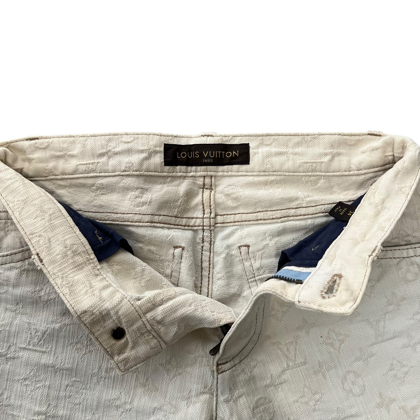 LOUIS VUITTON 2010SS Marc Jacobs Monogram Gradation Denim Pants