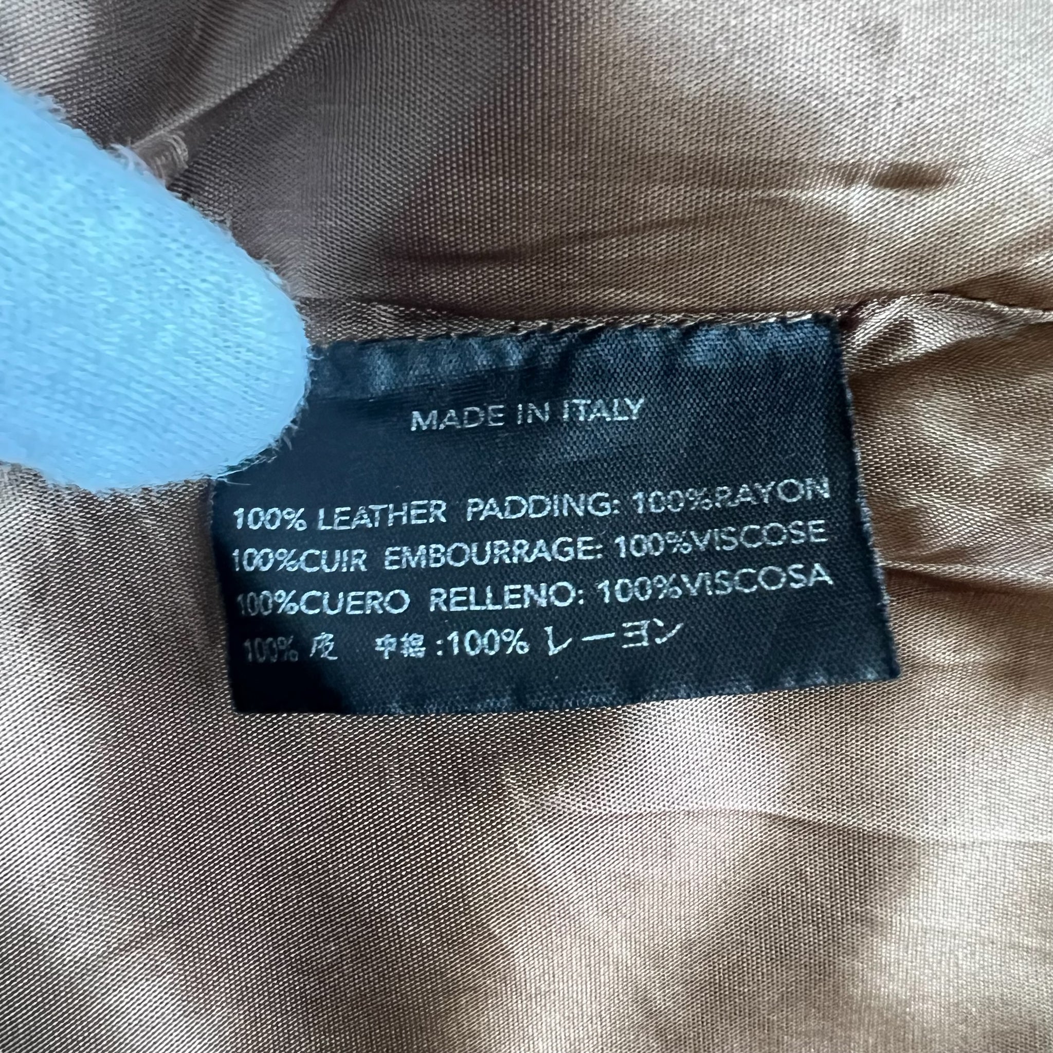 HELMUT LANG 2000SS CHEST POCKET LETHER JACKET