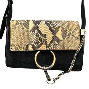 Chloe 2015FW Faye Paython Leather crossbody bag