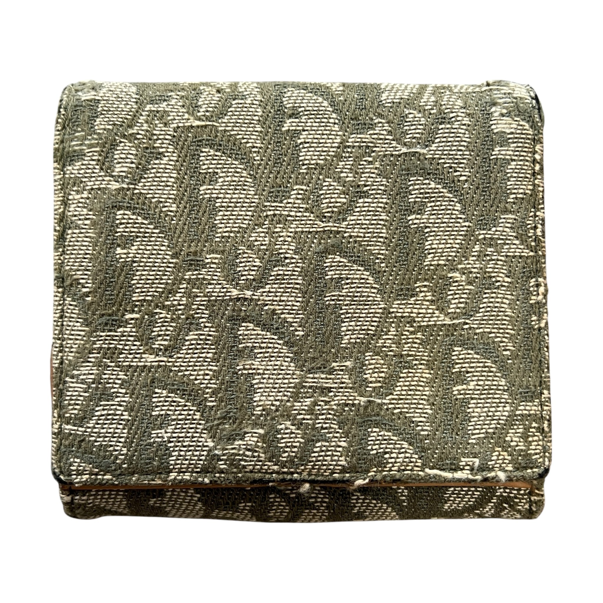 Christian Dior 2000's Archive Trotter Saddle Tri-fold Wallet