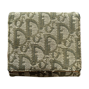 Christian Dior 2000's Archive Trotter Saddle Tri-fold Wallet