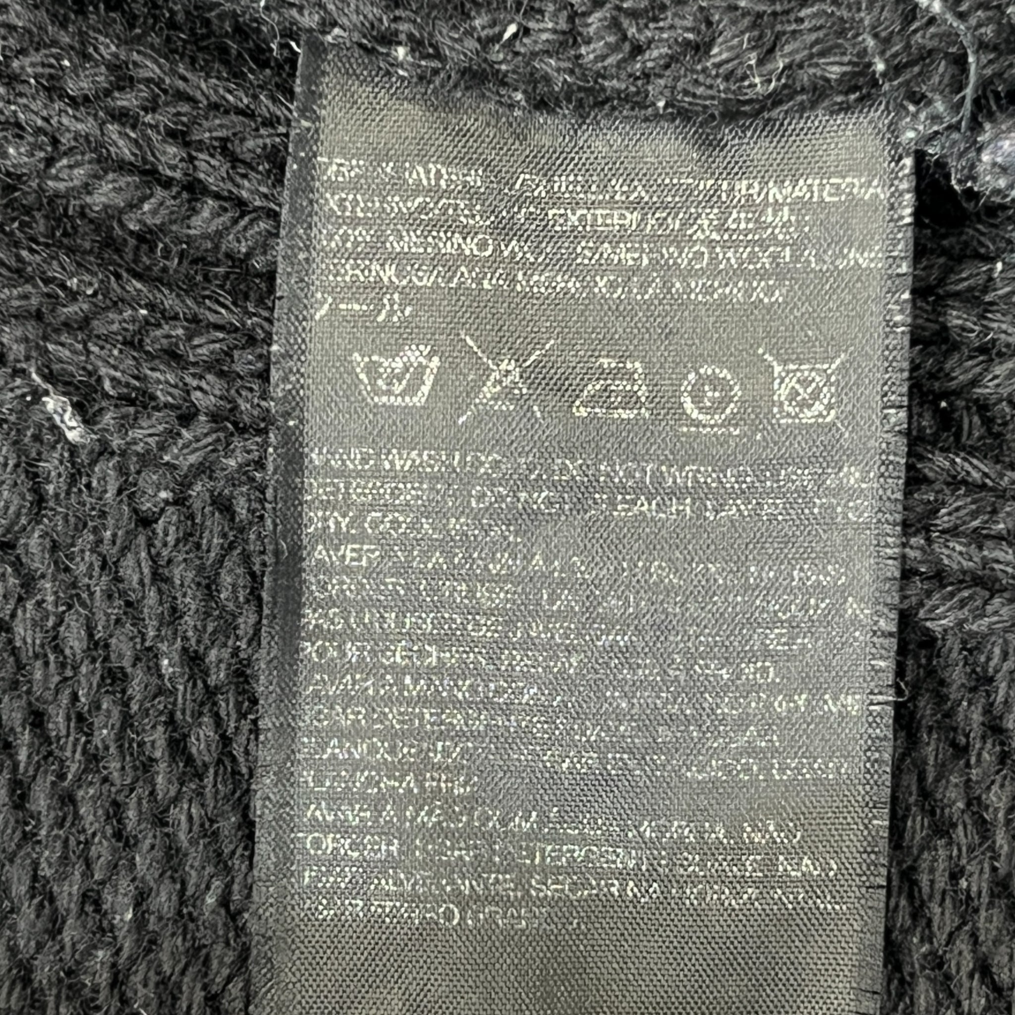 Y-3 YOHJI YAMAMOTO × ADIDAS 2005AW Back Logo Merino Wool Knit Zip-Up Parka