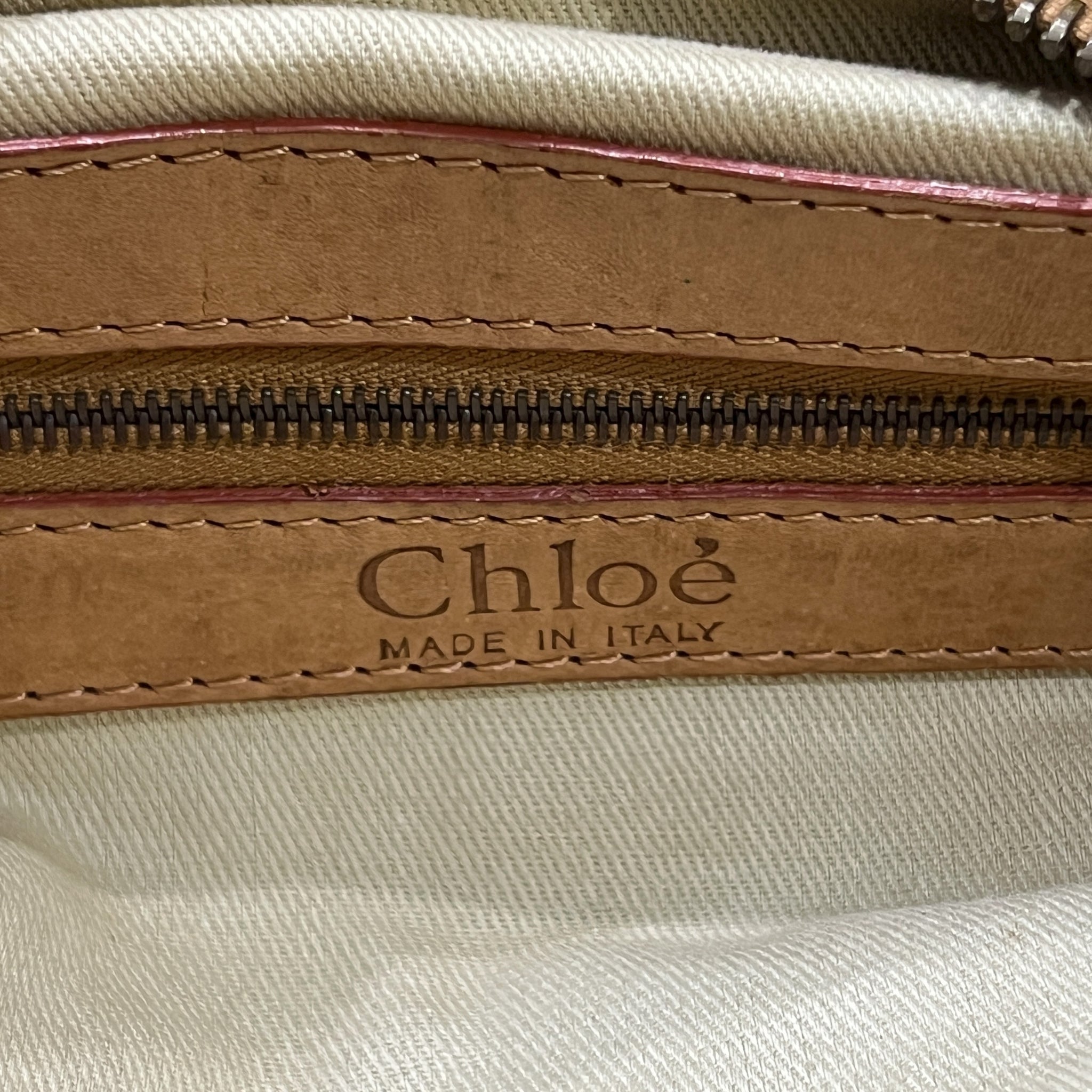 Chloé Silverado Handbag Leather Brown
