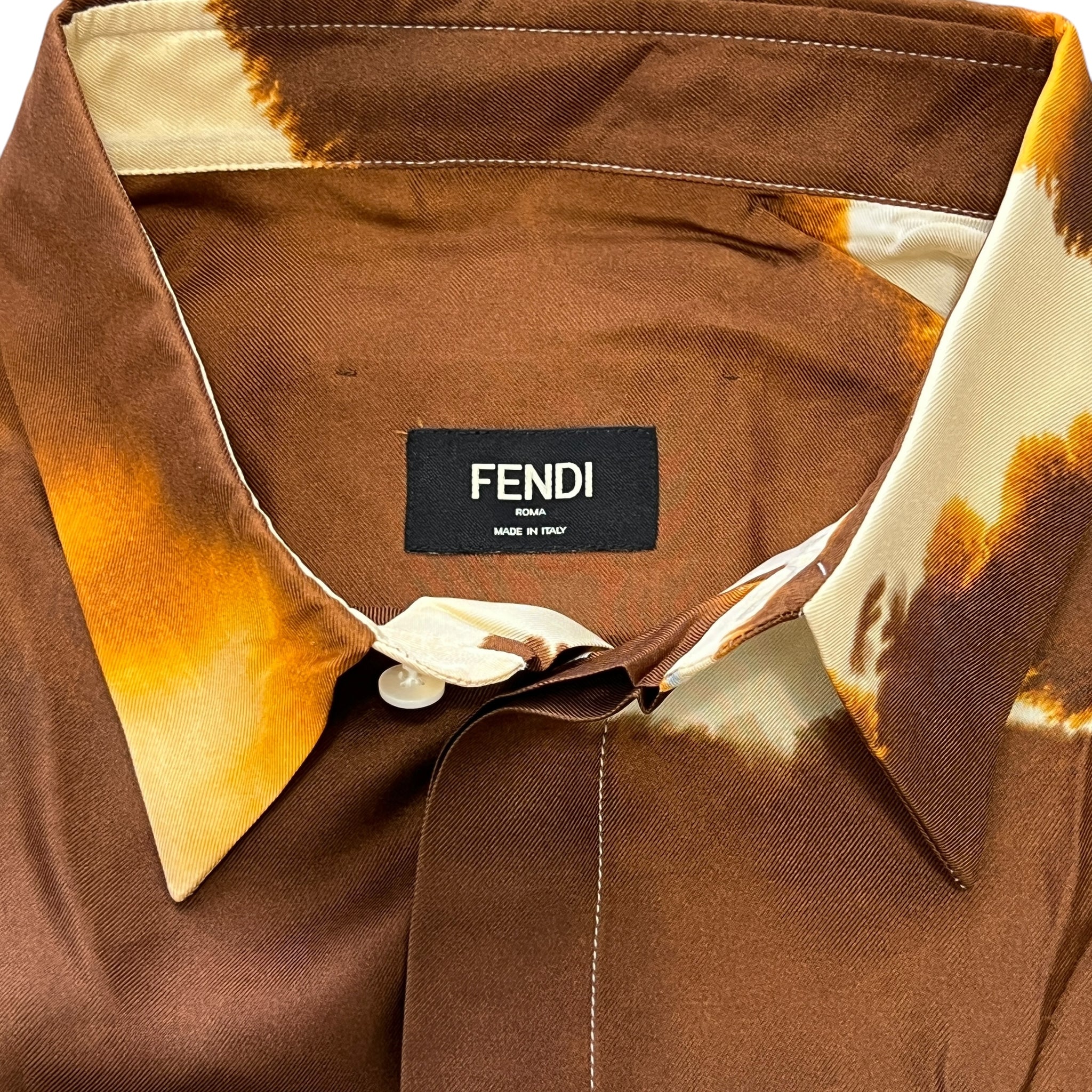 FENDI 2023SS TYEDYE SILK SHIRTS