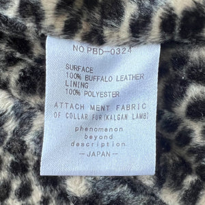 Phenomenon beyond description 2000s buffalo leather jacket