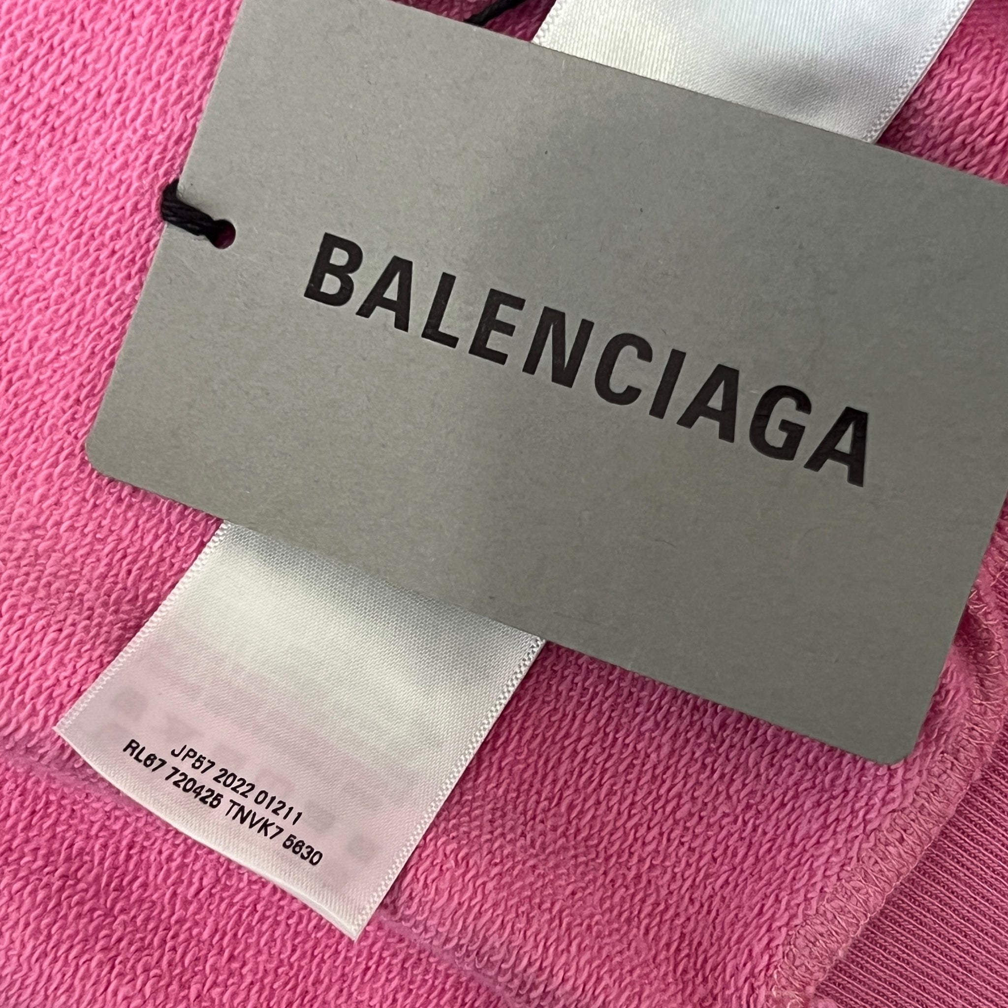BALENCIAGA 2022AW DEMNA GVASALIA Polo Oversized Destroyed Zip-up Hoodie