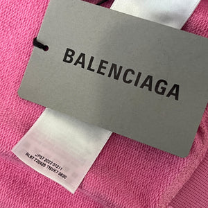 BALENCIAGA 2022AW DEMNA GVASALIA Polo Oversized Destroyed Zip-up Hoodie