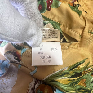Hermes 1992 Hermes Rare historical silk r Reversible - Art by kermit Oliver