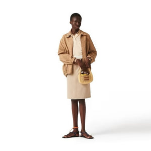 MIU MIU 2025ss Cord Checked Canvas Blouson Jacket