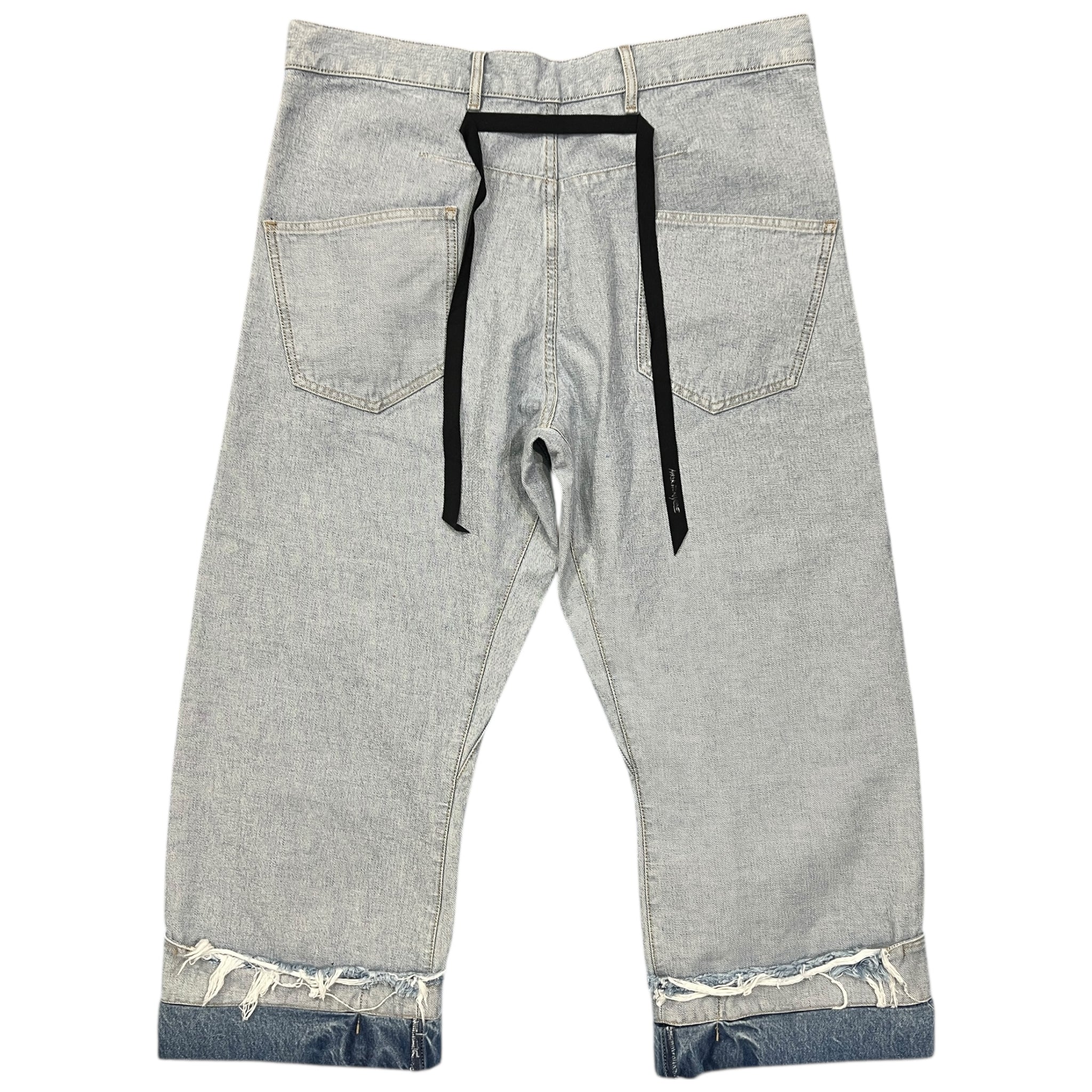 Marina Yee 2025AW Dean Blue Oversized Denim Trousers