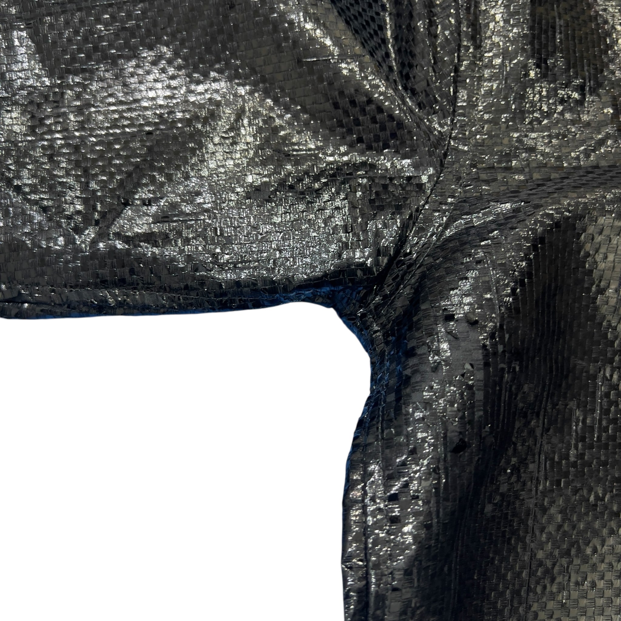 Alexander McQueen Glossy Embossed Pattern Short Sleeve Shirts