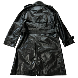 Jean Paul Gaultier for Sept Premières 2015 Polyurethane Coated Trench Coat