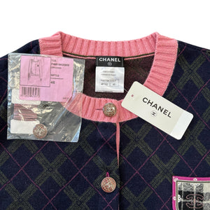 CHANEL Coco Button Cachemire Silk Cardigan