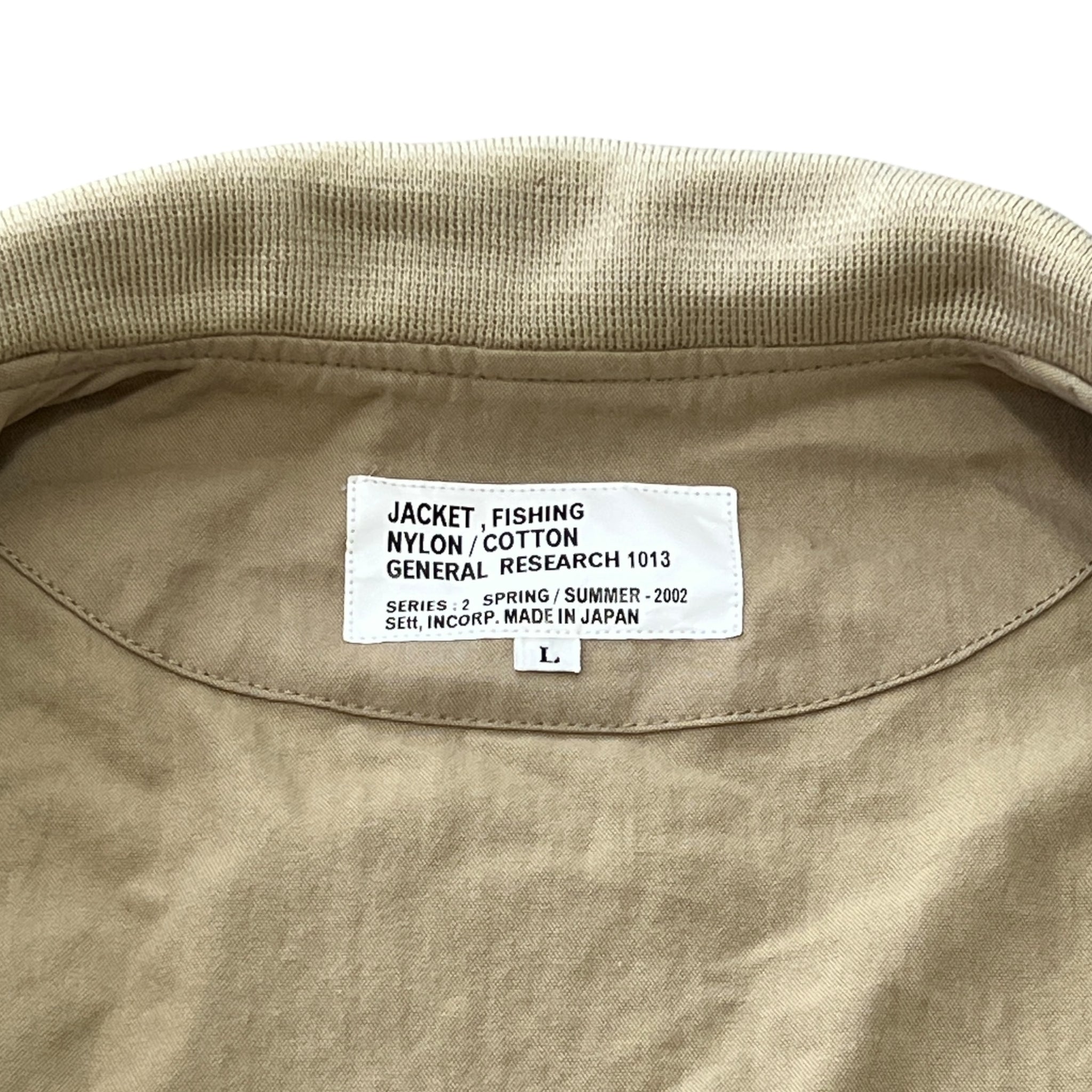 GENERAL RESEARCH 2002AW Nylon Cotton Parasite Cargo Fishing Jacket