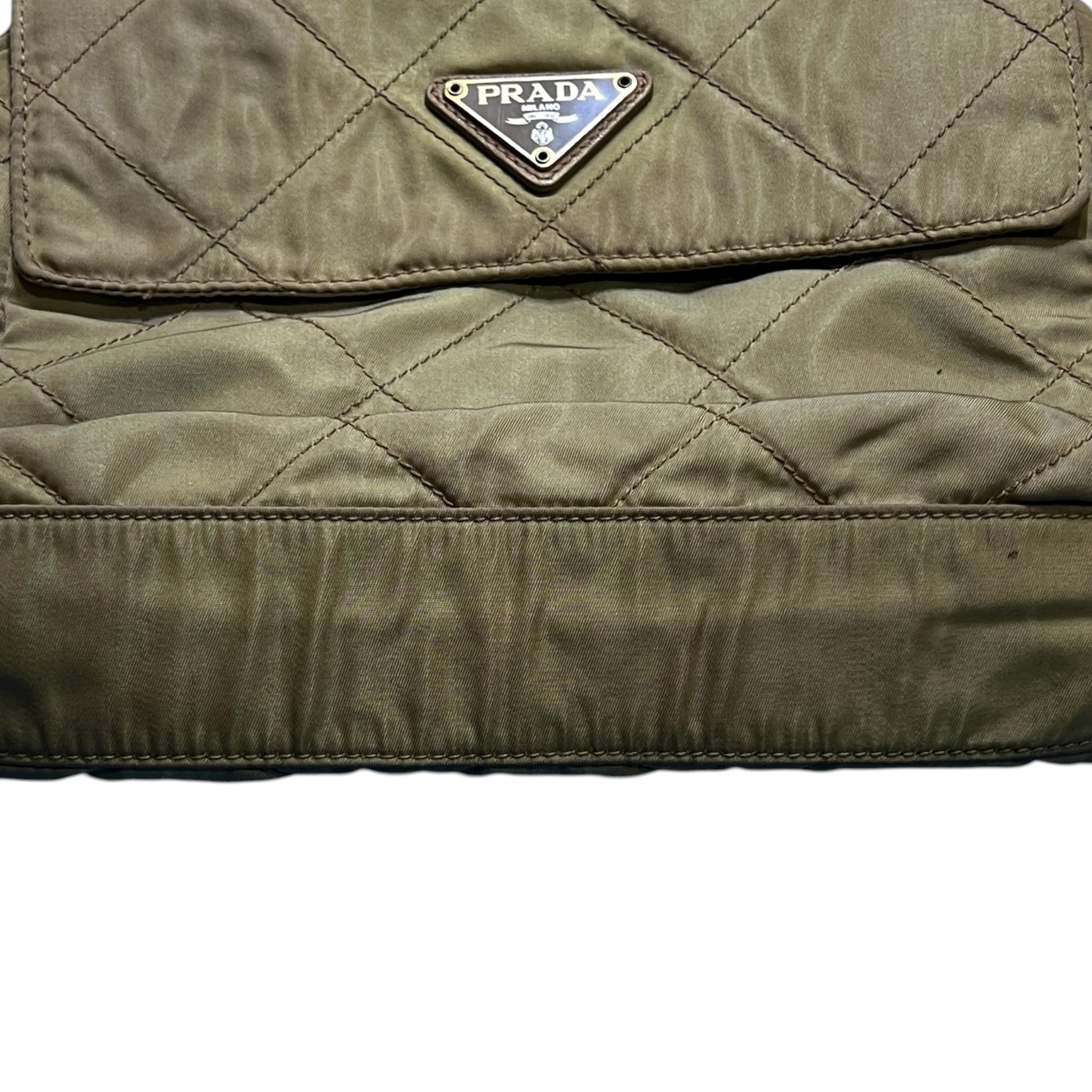 PRADA Quilting Nylon Shoulder Bag